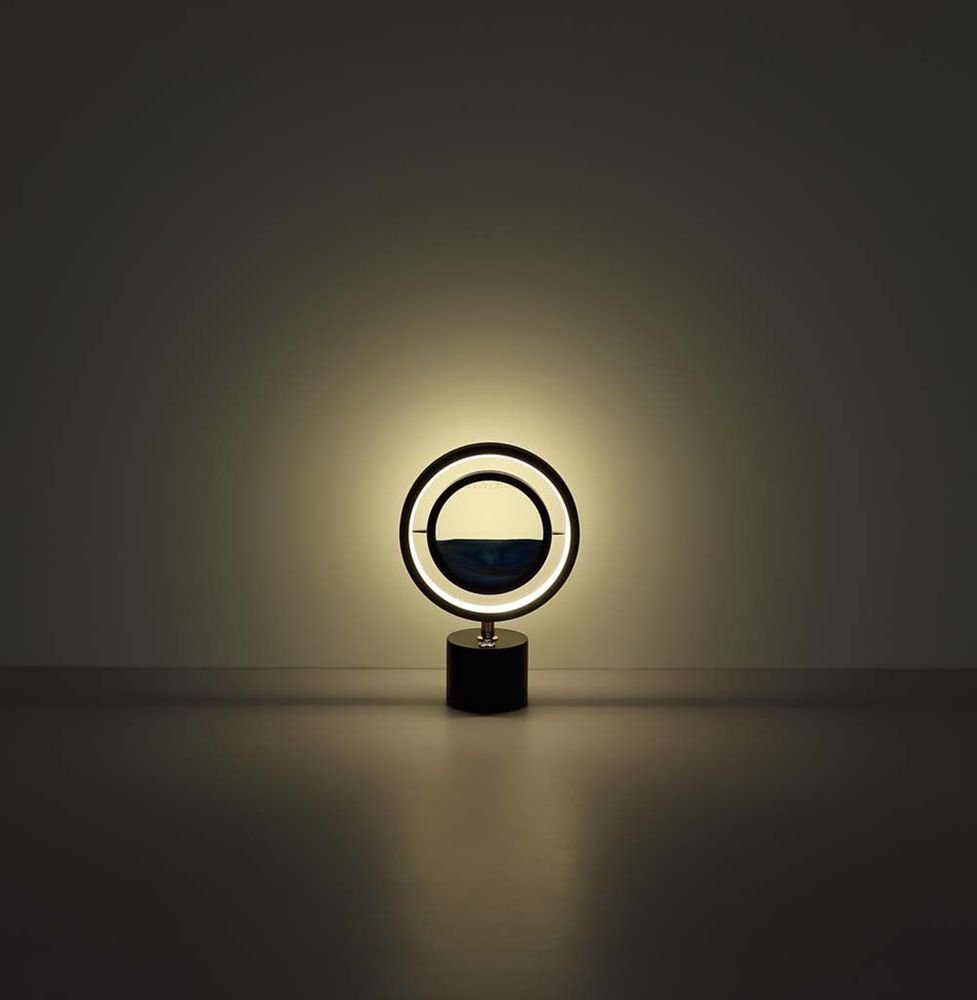Globo Touch-Dimmer LED LED Deko Tischleuchte, AKKU Sandbild Tischleuchte Nachttischlampe