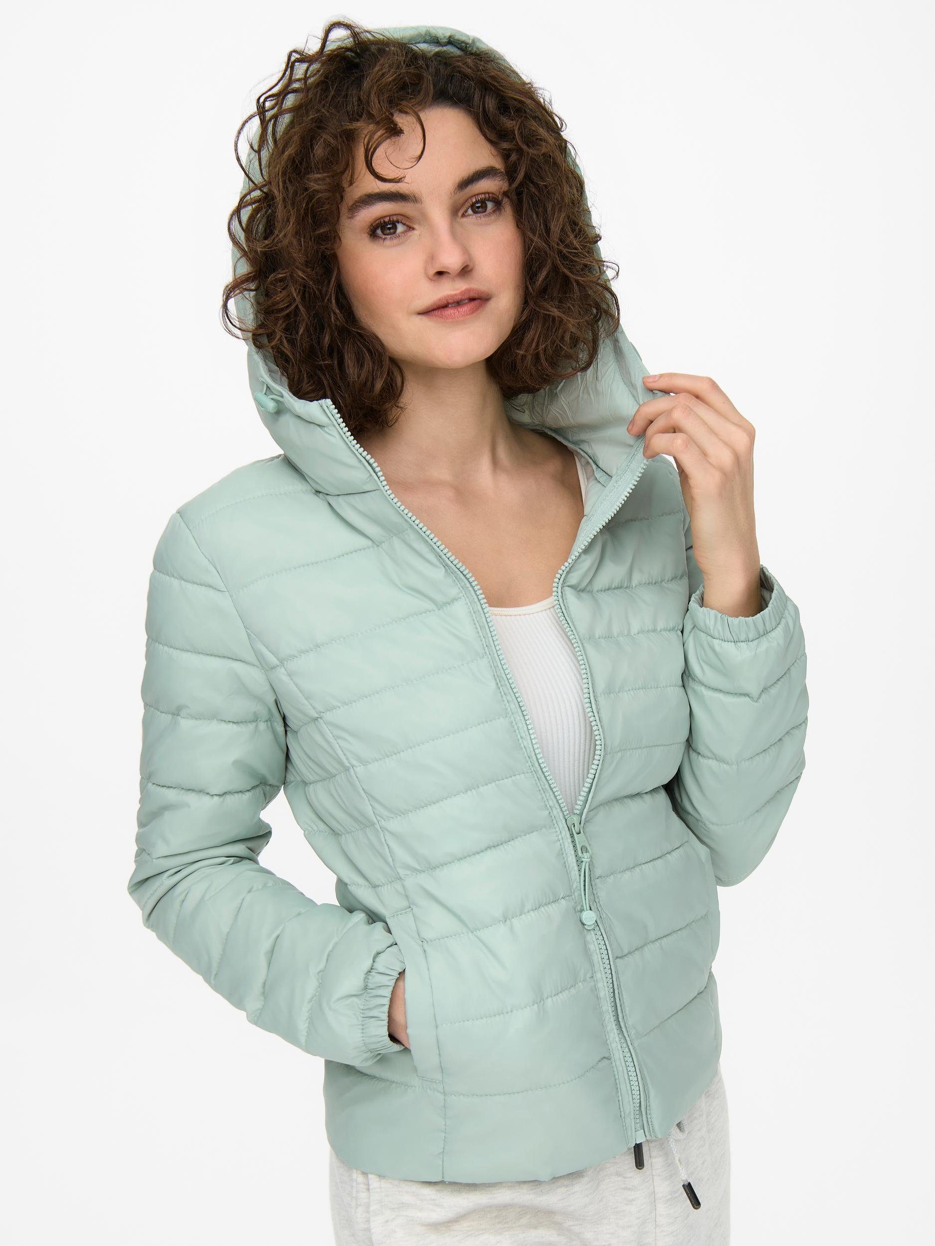 ONLY (1-St) Tahoe Steppjacke Steppjacke Jacke grau