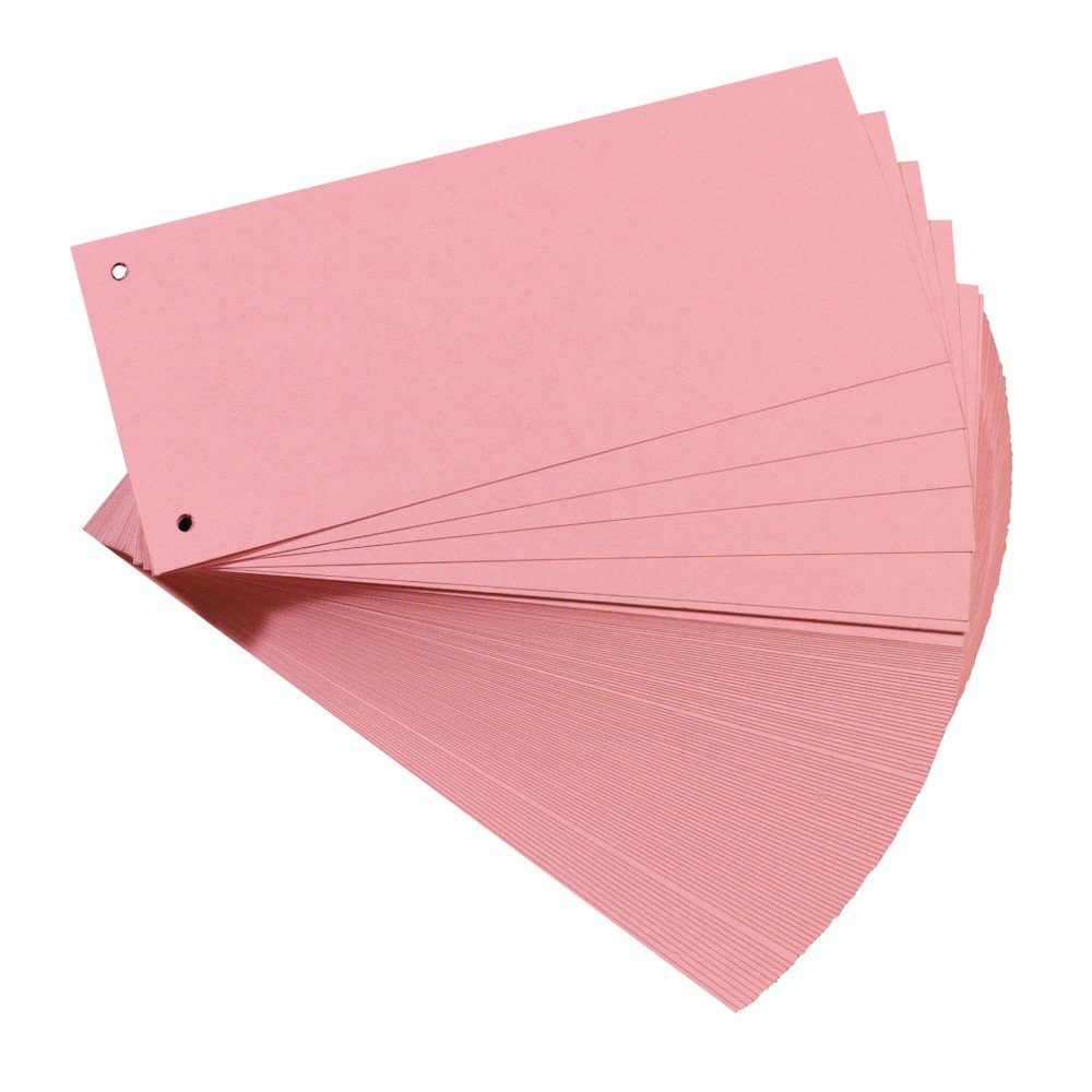 Herlitz Abheftstreifen 100 Herlitz Trennstreifen / 180g / Farbe: rosa