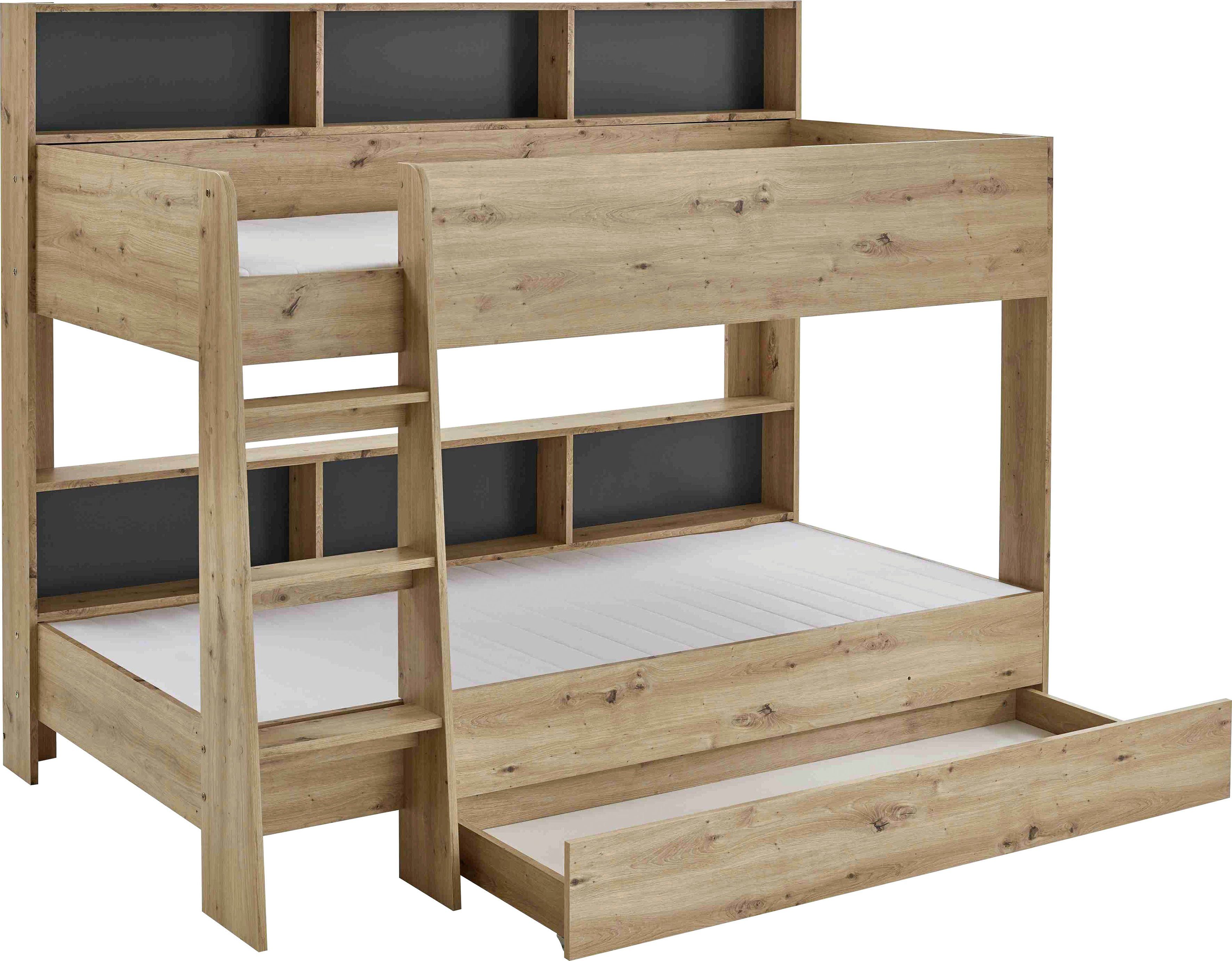 Relita Sway bed drawer offers additional storage space, roller guides, and an easy-care surface.