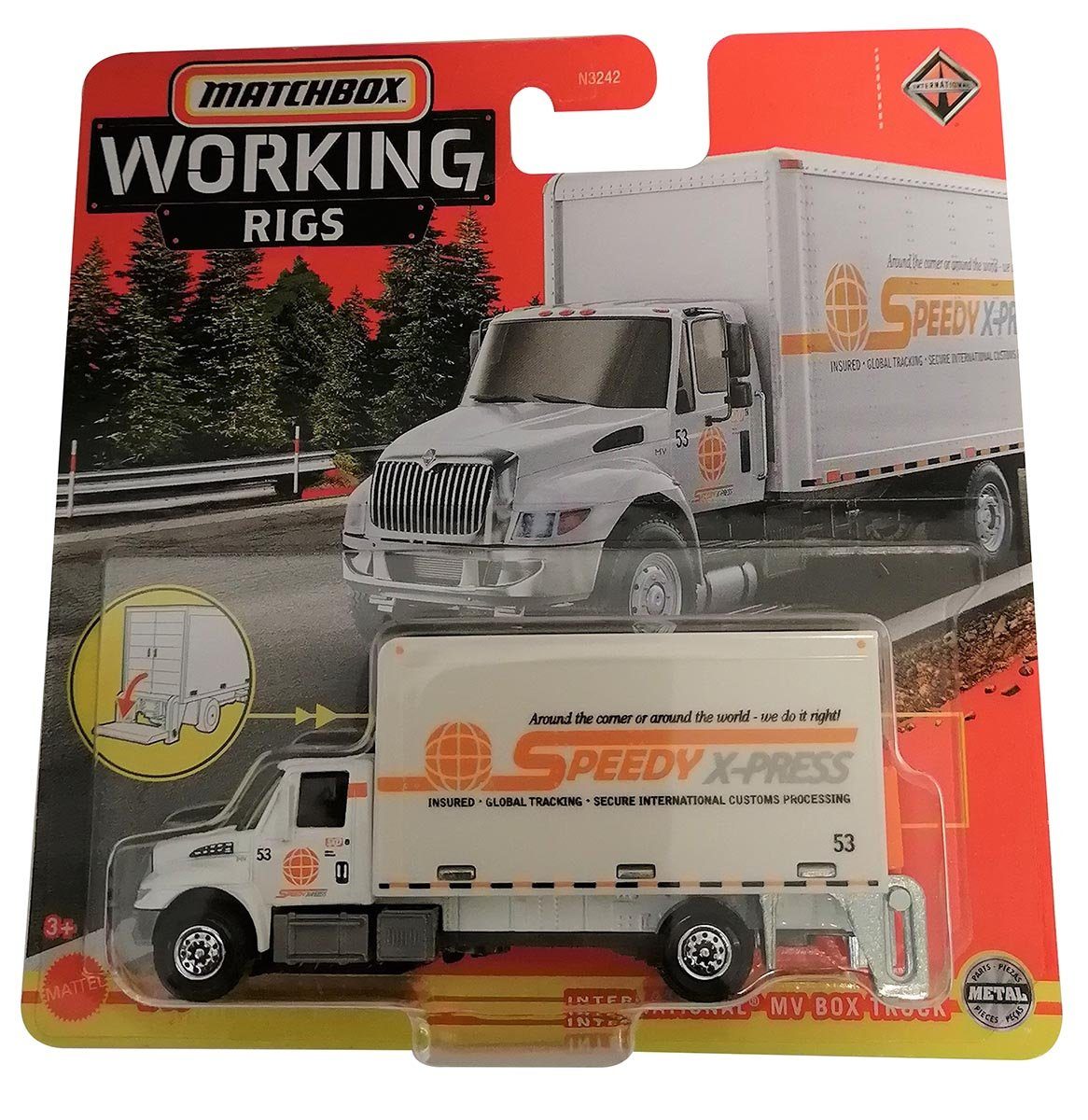 Spielzeug-LKW Mattel GWG35 Matchbox Working Rigs International M
