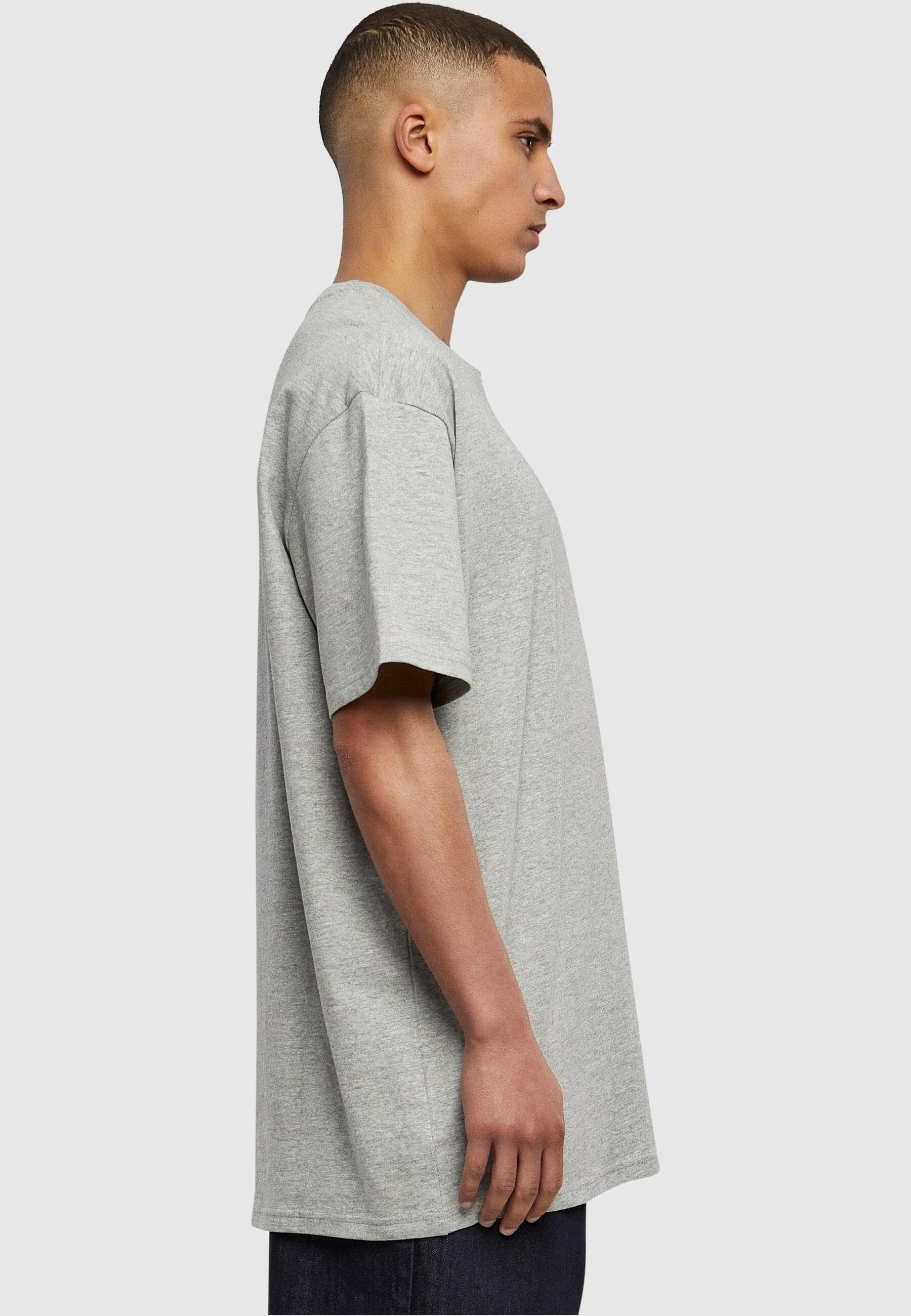 T-Shirt Tee URBAN grey CLASSICS Oversized Herren Heavy (1-tlg)