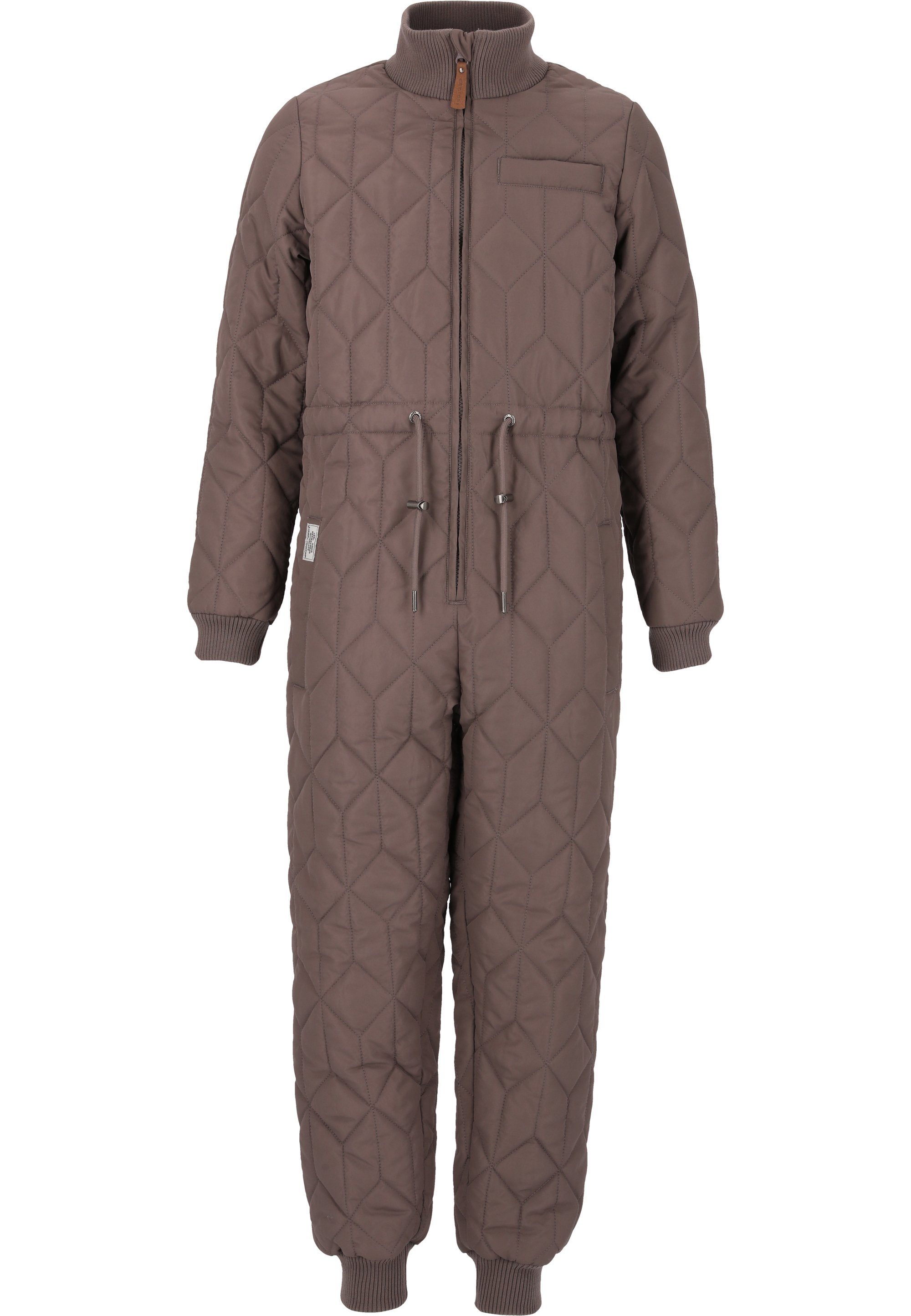 WEATHER REPORT Overall Vidda Jr. in modischem Stepp-Design grau-grau | Kinderoveralls