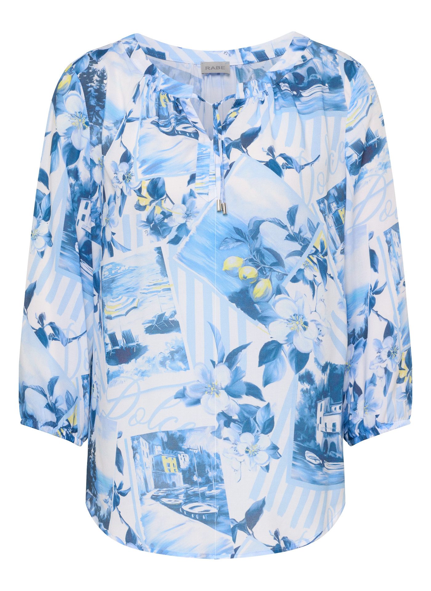 Hemdbluse Bluse Azur
