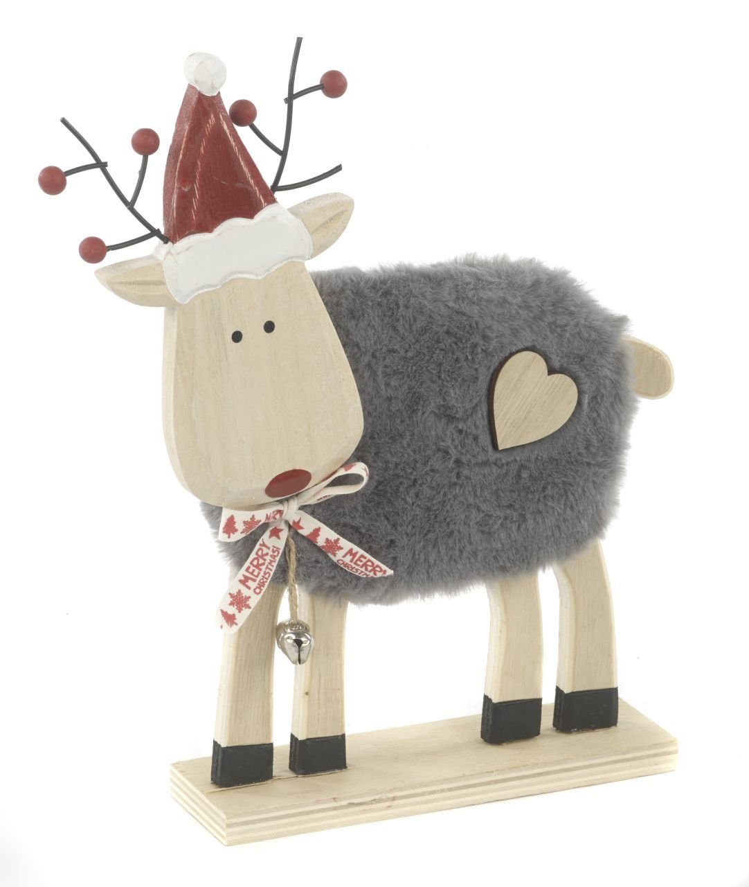 Trend Line Weihnachtsfigur TrendLine Dekofigur Holz Rentier 28 x 24 cm günstig online kaufen