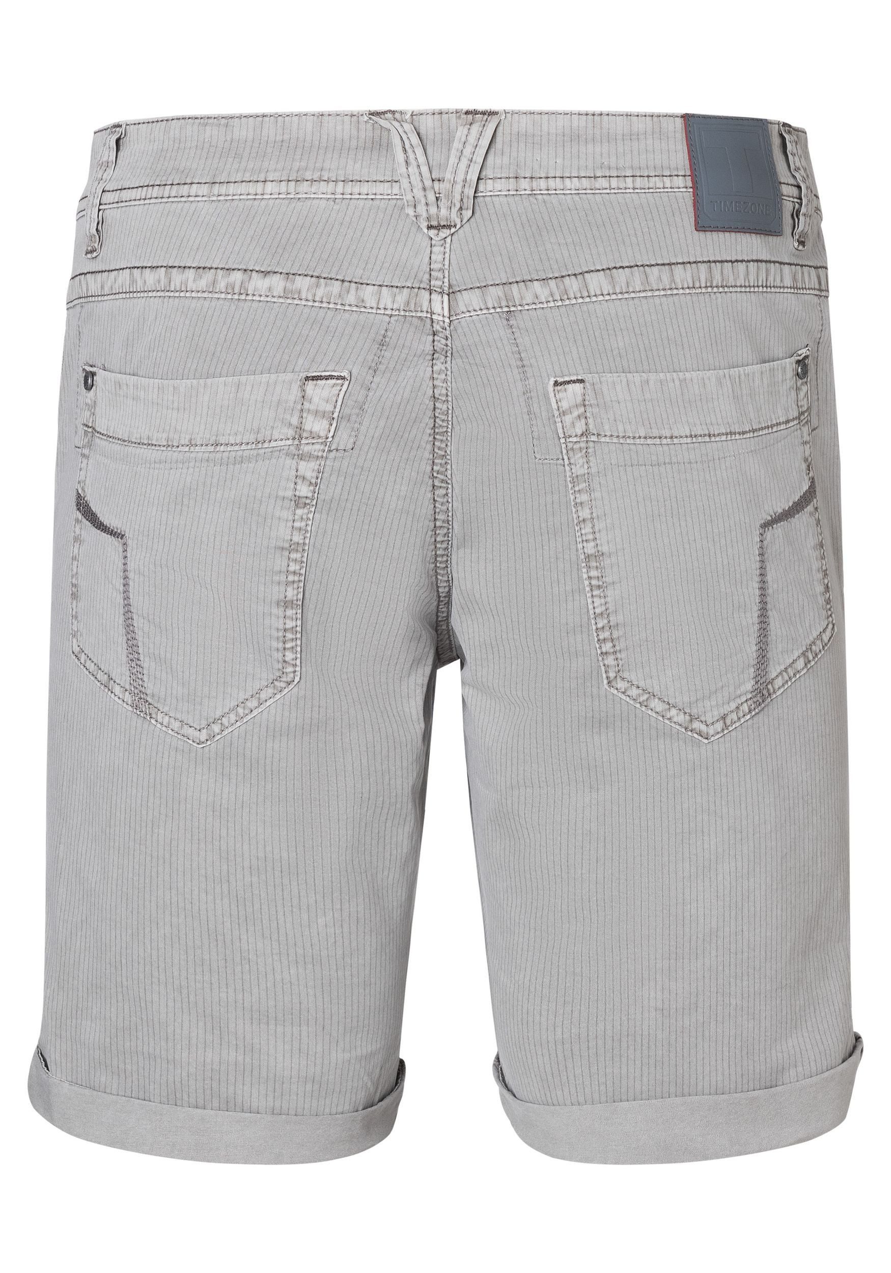 TIMEZONE Chinoshorts Gestreiftes Bermuda-Design mit bequemem Bund Regular JackyTZ Short