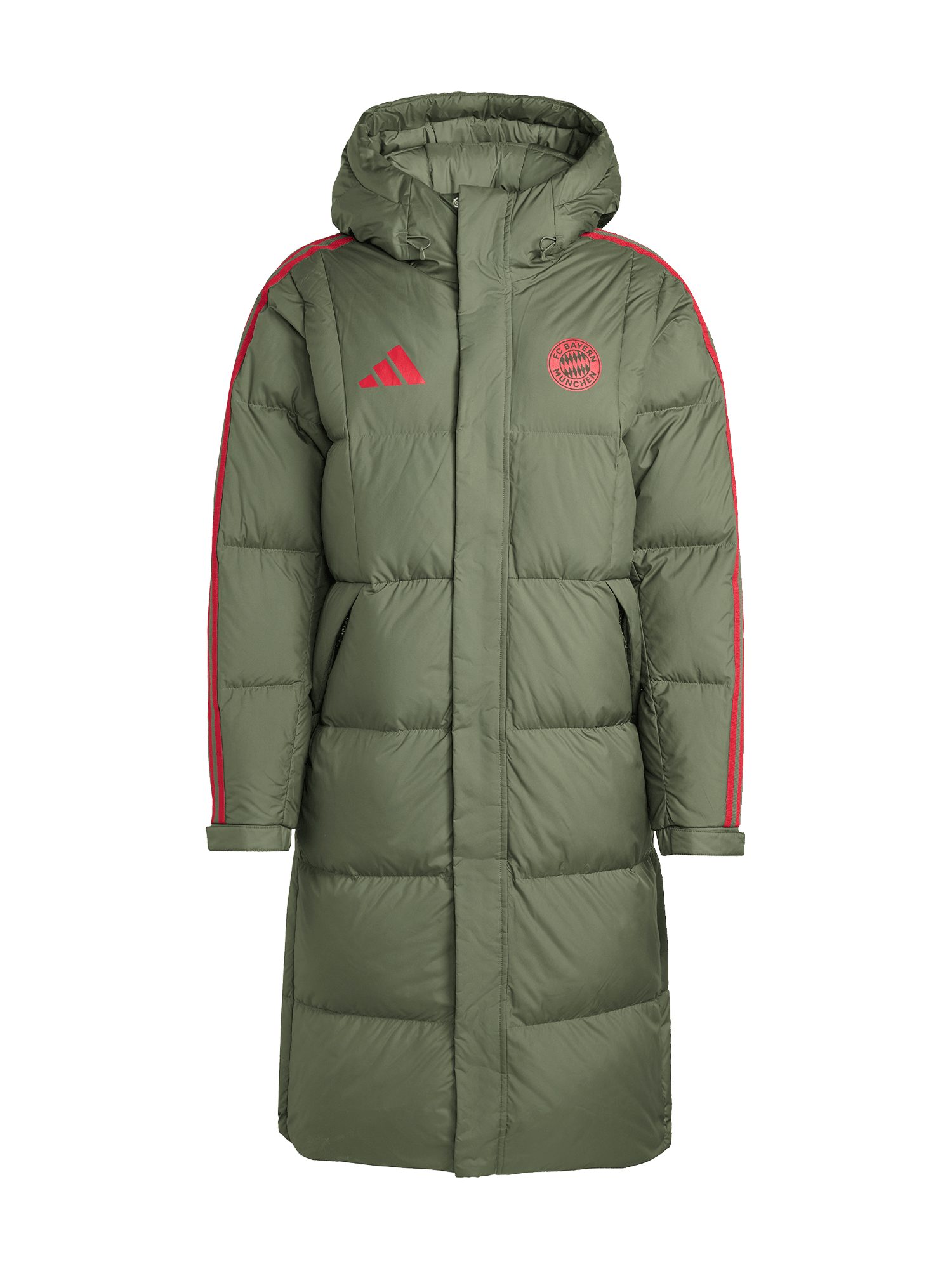 Outdoorjacke FC Bayern München, Mantel UCL Teamline, Herren, Grün