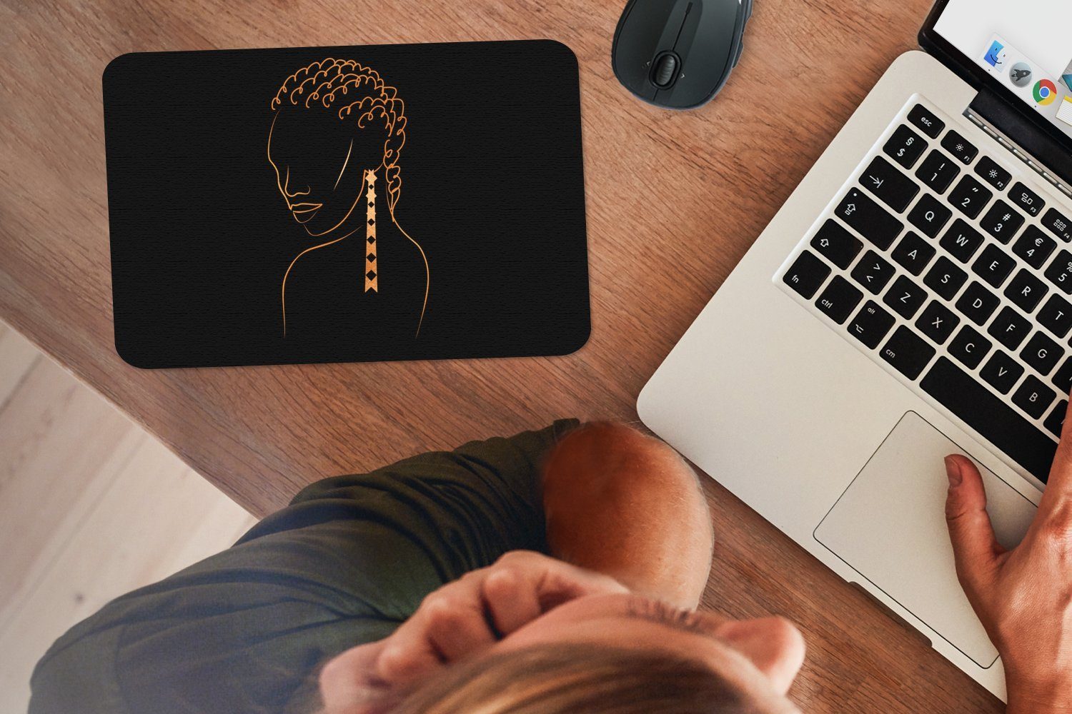 MuchoWow Mauspad (1-St), Mouse pad, Gaming Deko, PC Zubehör, 27x18 cm