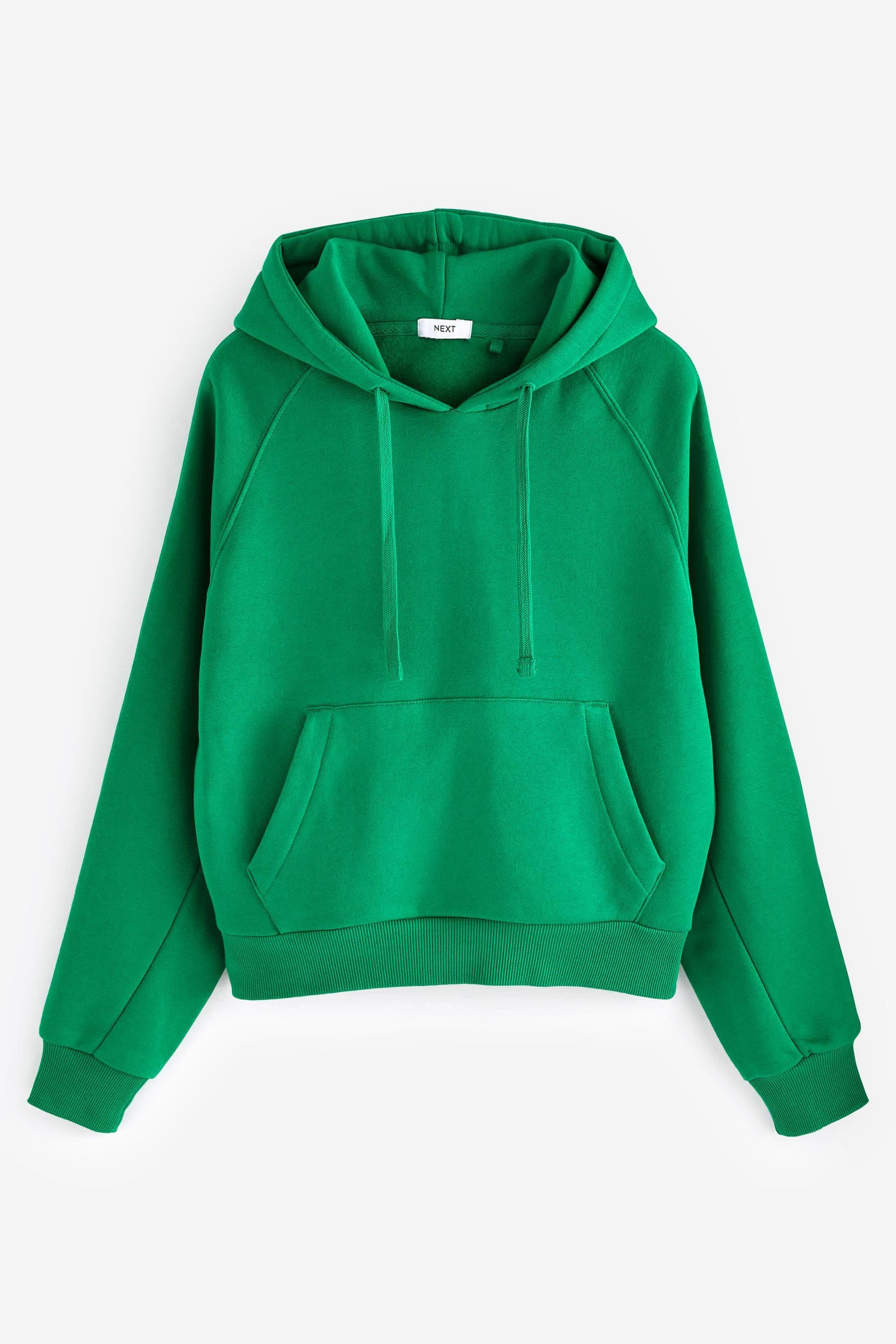 Next Kapuzensweatshirt Moderner Kapuzenpullover zum Überziehen (1-tlg) Green