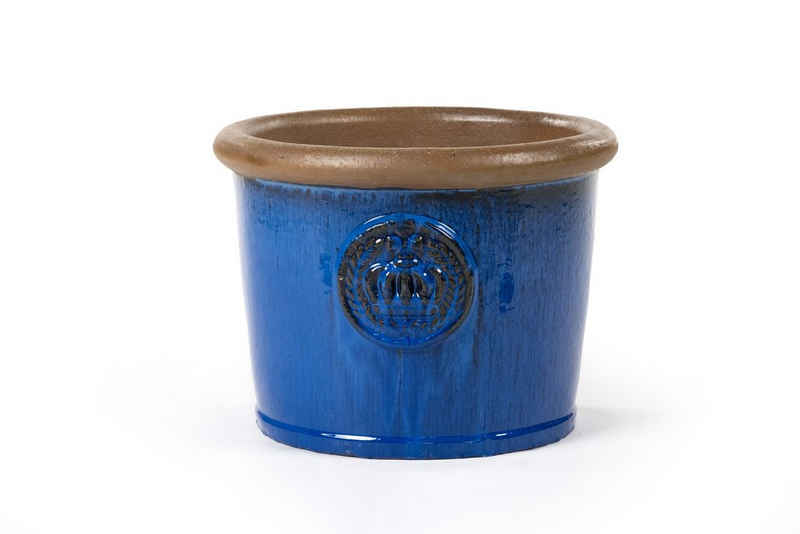 Teramico Pflanzkübel »Blumentopf Keramik "Provence I" 45x34cm Blau«, 100% Frostfest