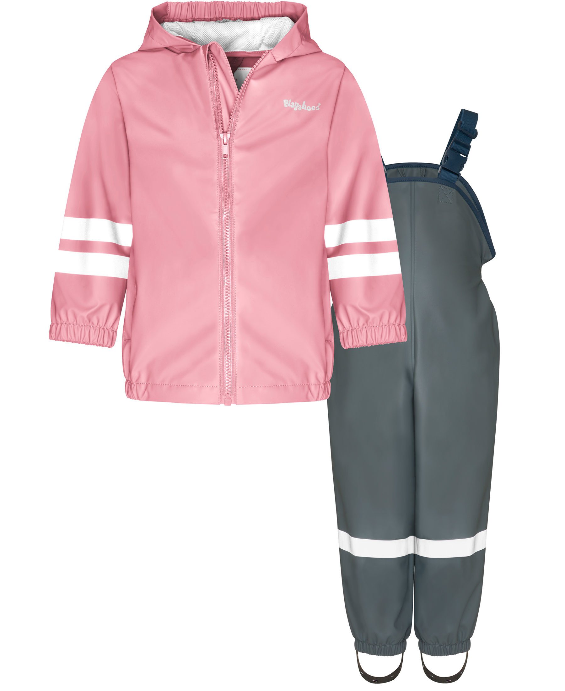 Playshoes Regenjacke Regen-Set Latzhose Basic
