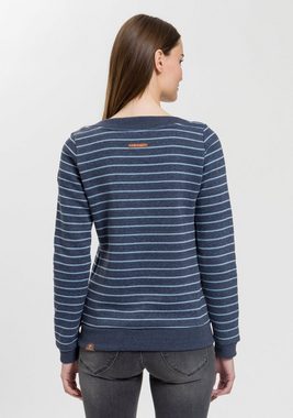 Ragwear Sweater TASHI Longsleeve Pullover im Streifen-Design