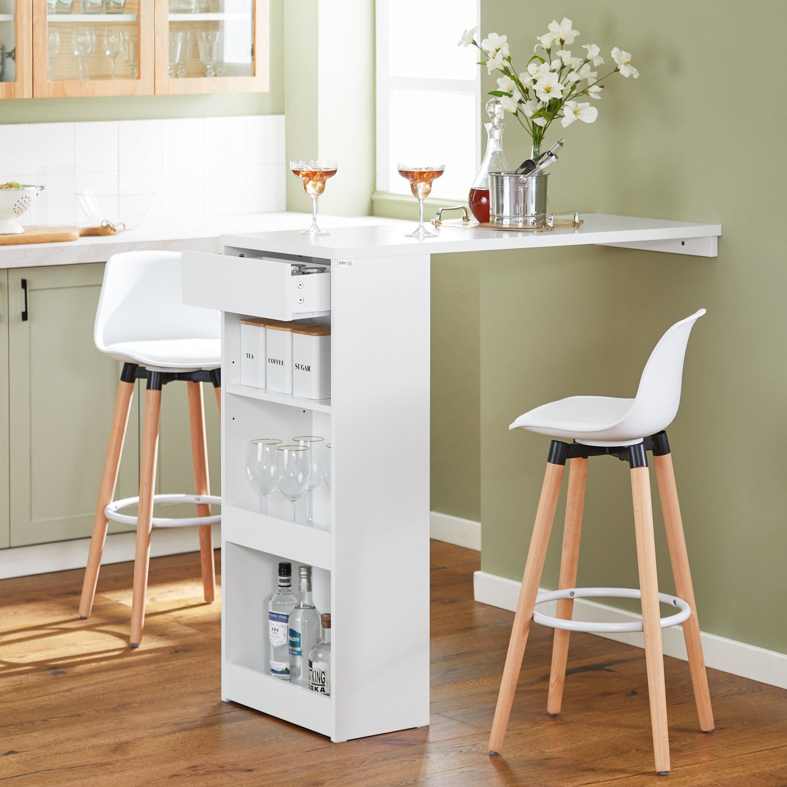 SoBuy Bartisch FWT101, Esstisch Wandtisch Balkontisch günstig online kaufen