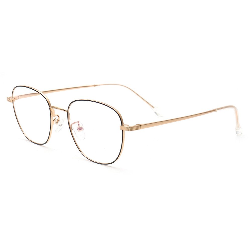 PACIEA Lesebrille Metallbrille Oval Retro Sehbrille Metallgestell Unisex