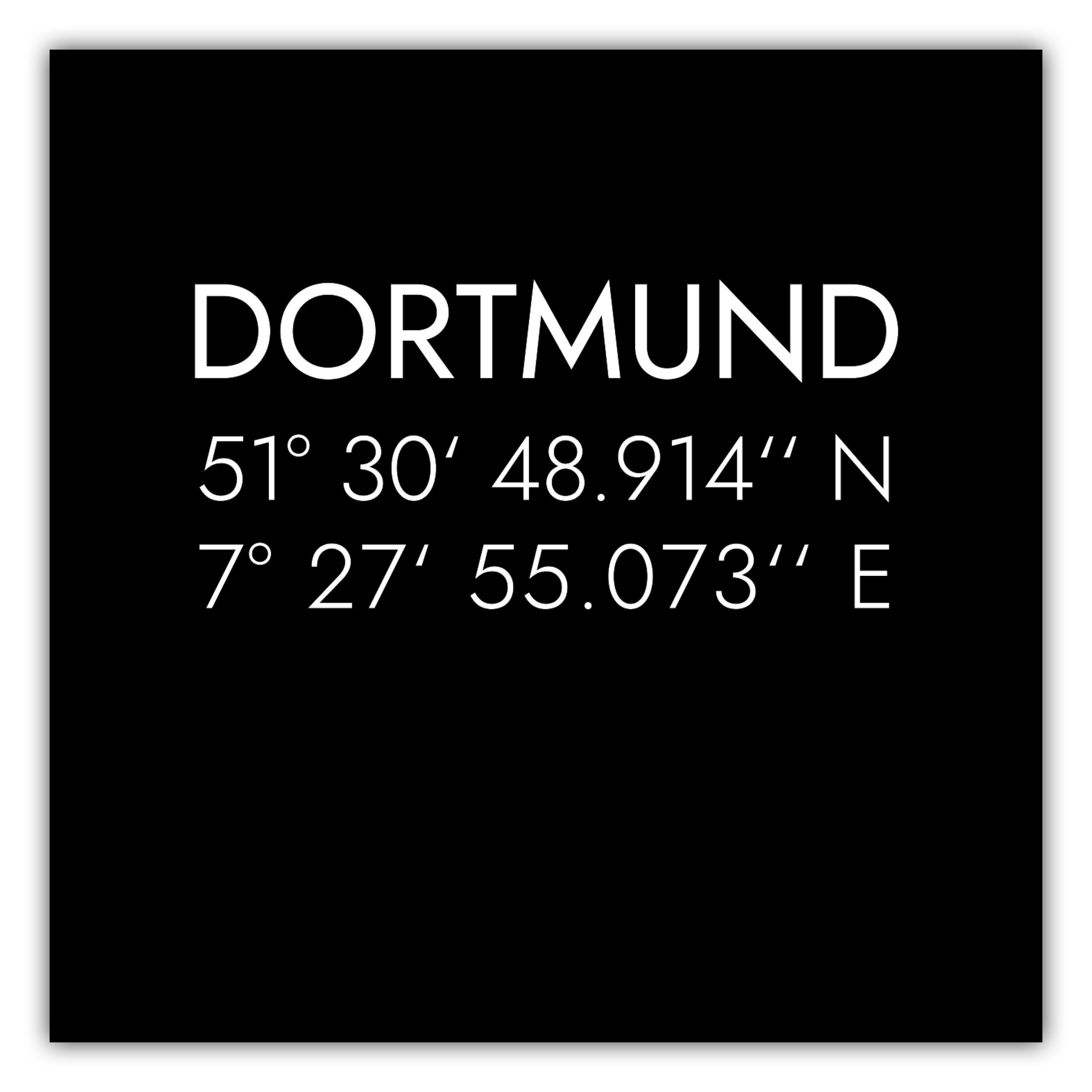 MOTIVISSO Poster Dortmund Koordinaten #1