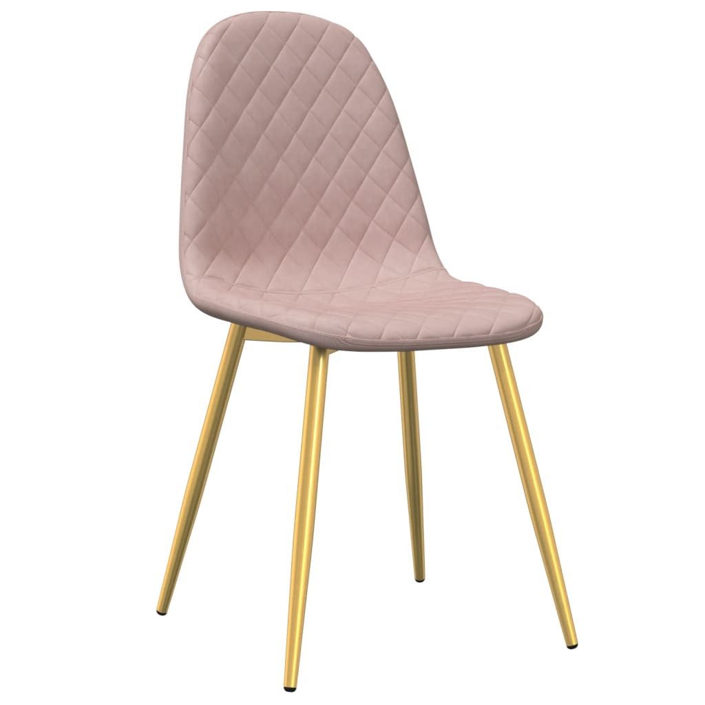 vidaXL Esszimmerstuhl Esszimmerstühle 2 Stk. Rosa günstig online kaufen