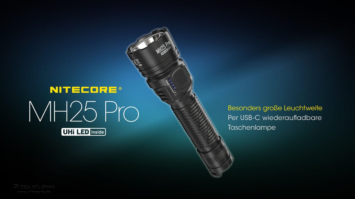Nitecore Handleuchte Multitask Hybrid MH25 Pro 3300 Lumen 705 m (1-St)