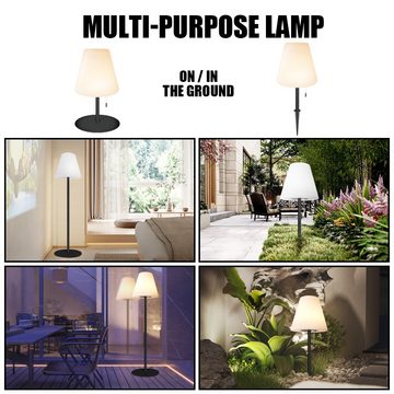MALUX LED Tischleuchte LED Akku Tischlampe Dimmbar Outdoor Kabellos Lampe für Mehrszenen