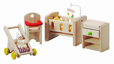 Plantoys Puppenhausmöbel Schlafzimmer Baby