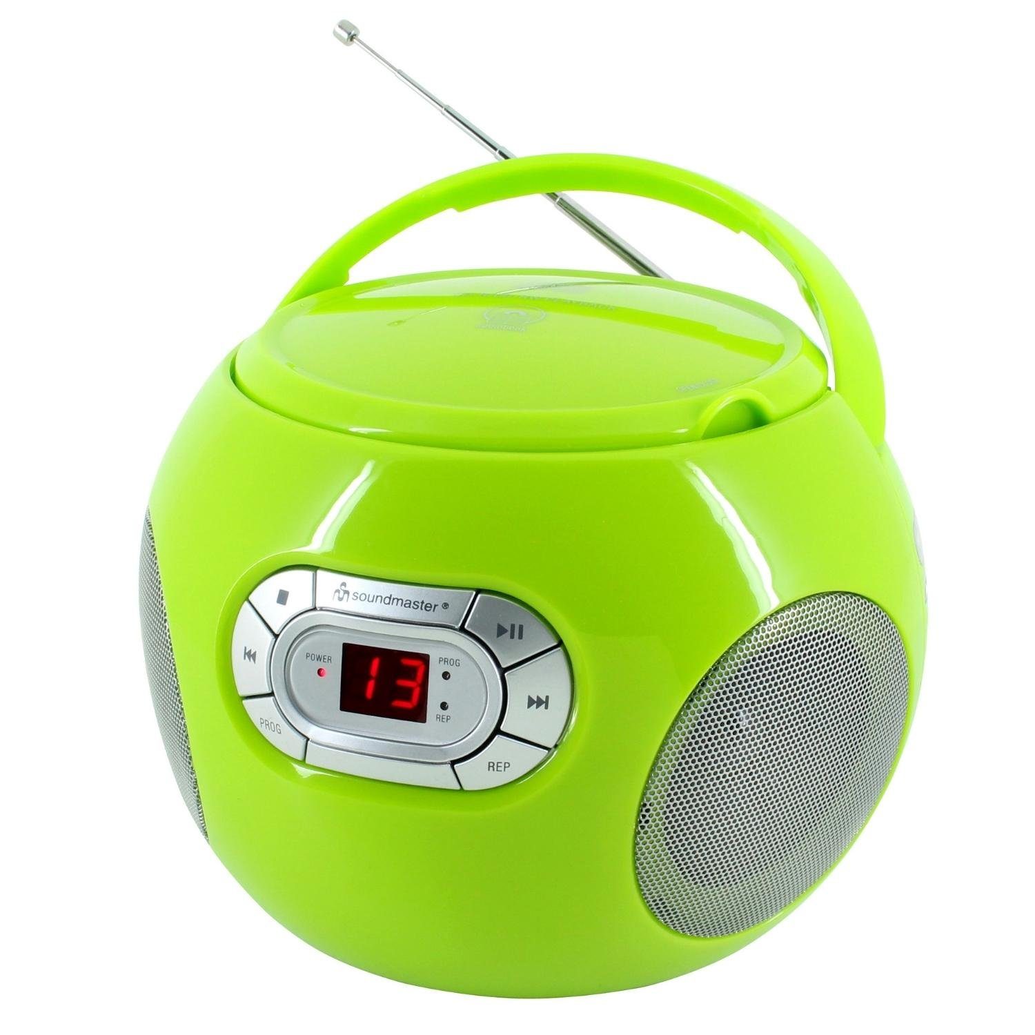Soundmaster SCD2120GR Boombox tragbares Radio CD плееры Hörbuch Kinder Senioren Boombox