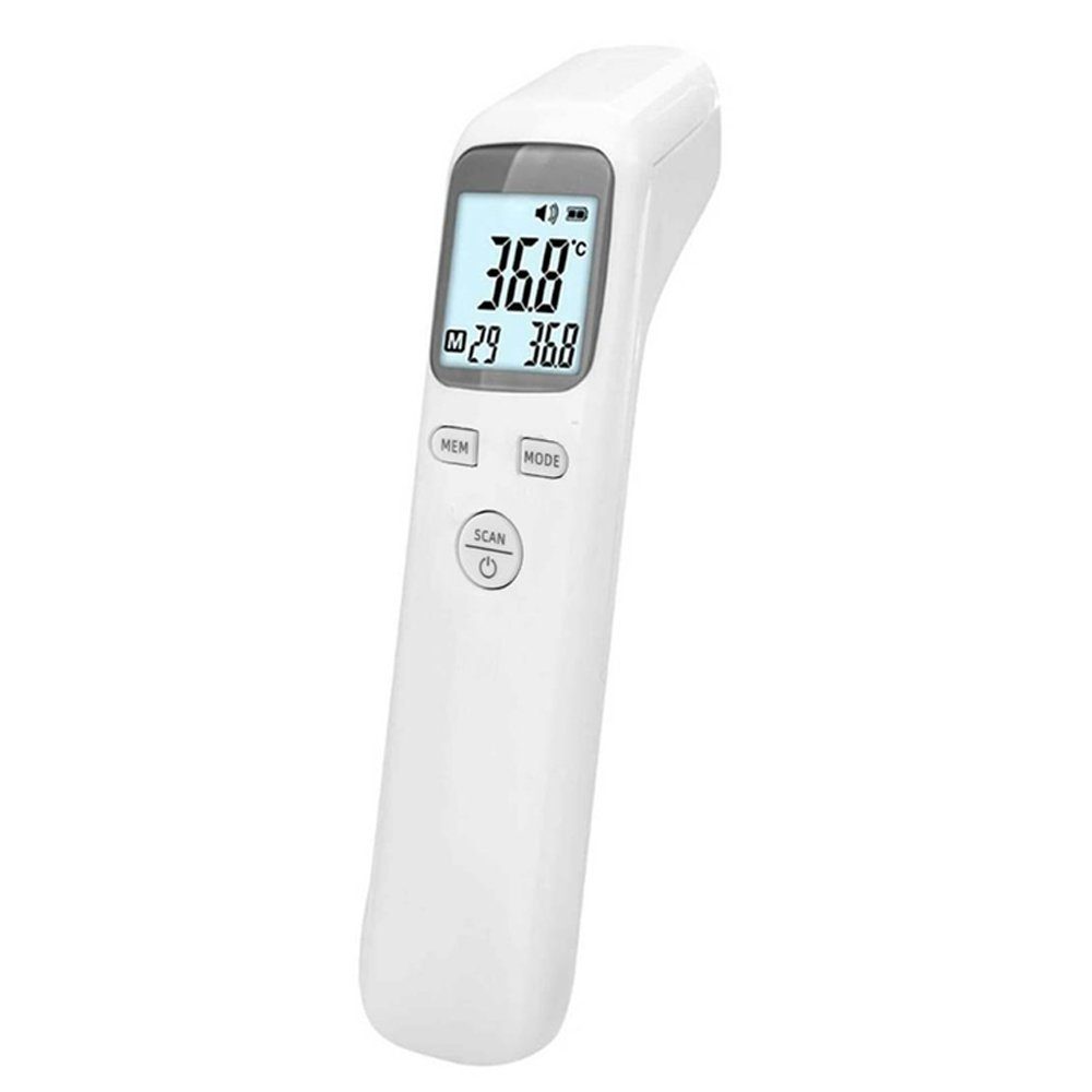 LCD Digital Infrarot Stirnthermometer Kontaktlos Körper IR Fieberthermometer wy 