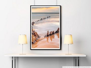 Sinus Art Poster 90x60cm Poster Schiffswrack in Irland