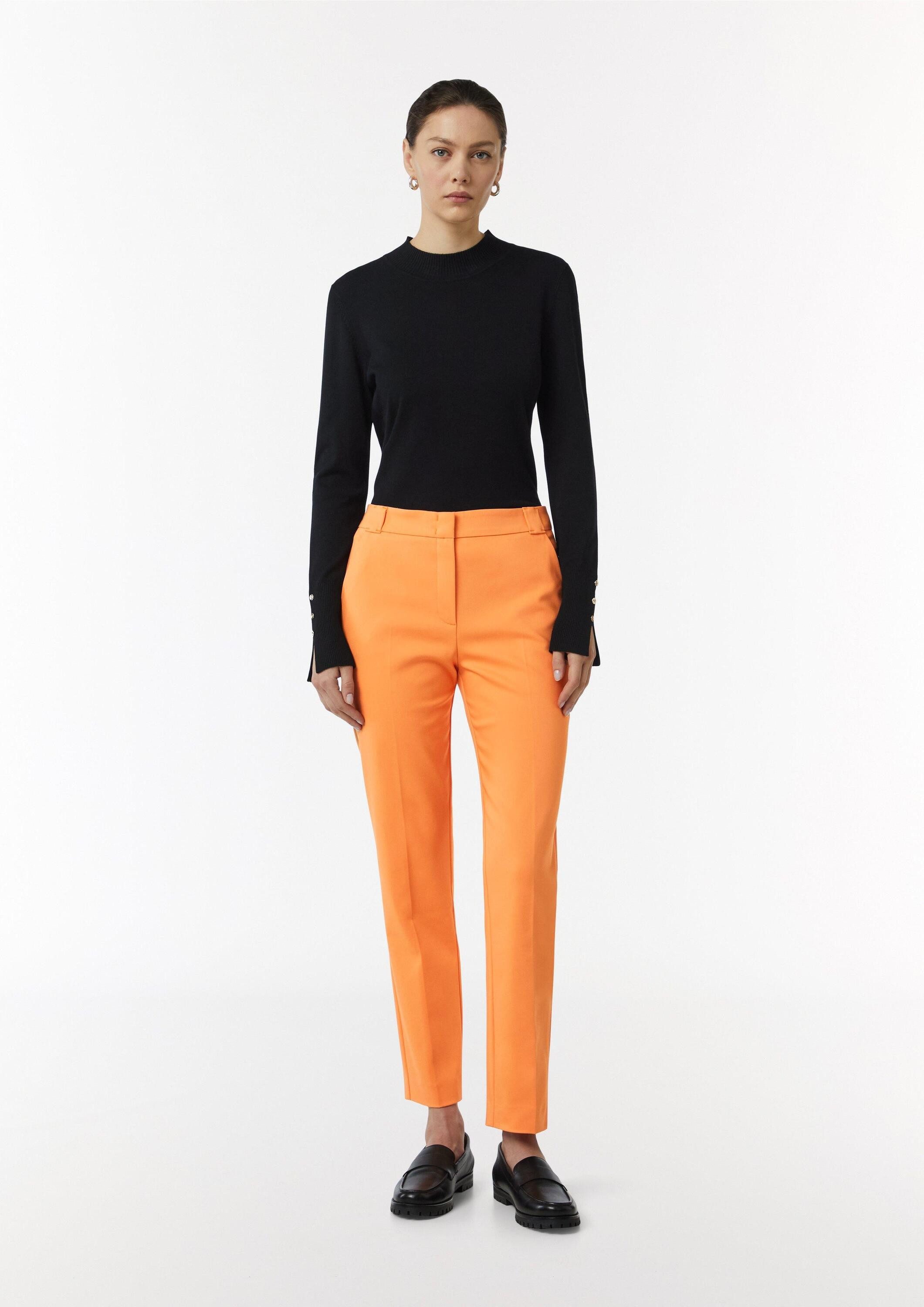 comma 7/8-Hose Hose Slim: Hose mit Bügelfalten