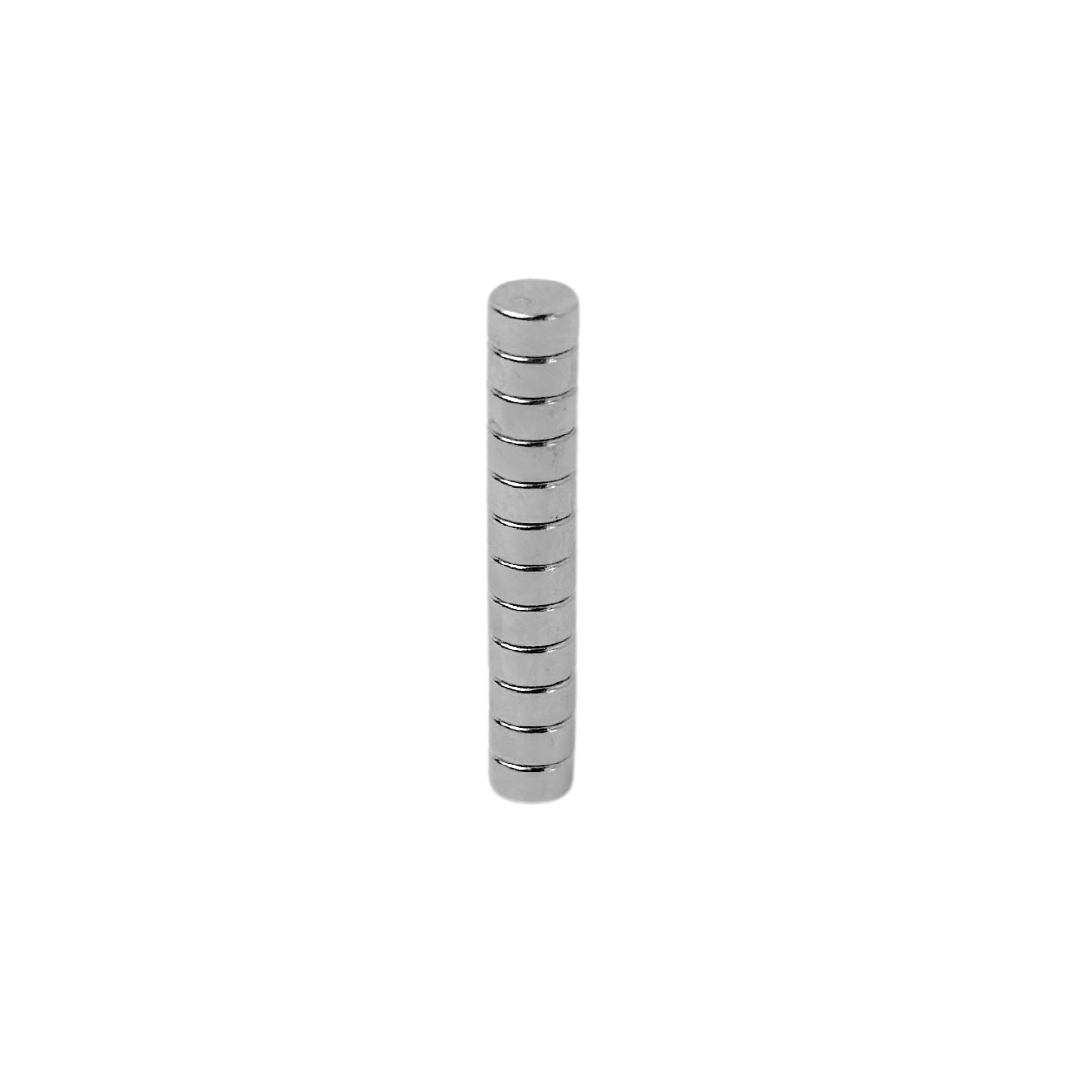 MaajeeKuto Magnet Neodym Magnet Ø 4 x 2mm Supermagnete hohe Haftkraft Scheibenmagnet (10-St)