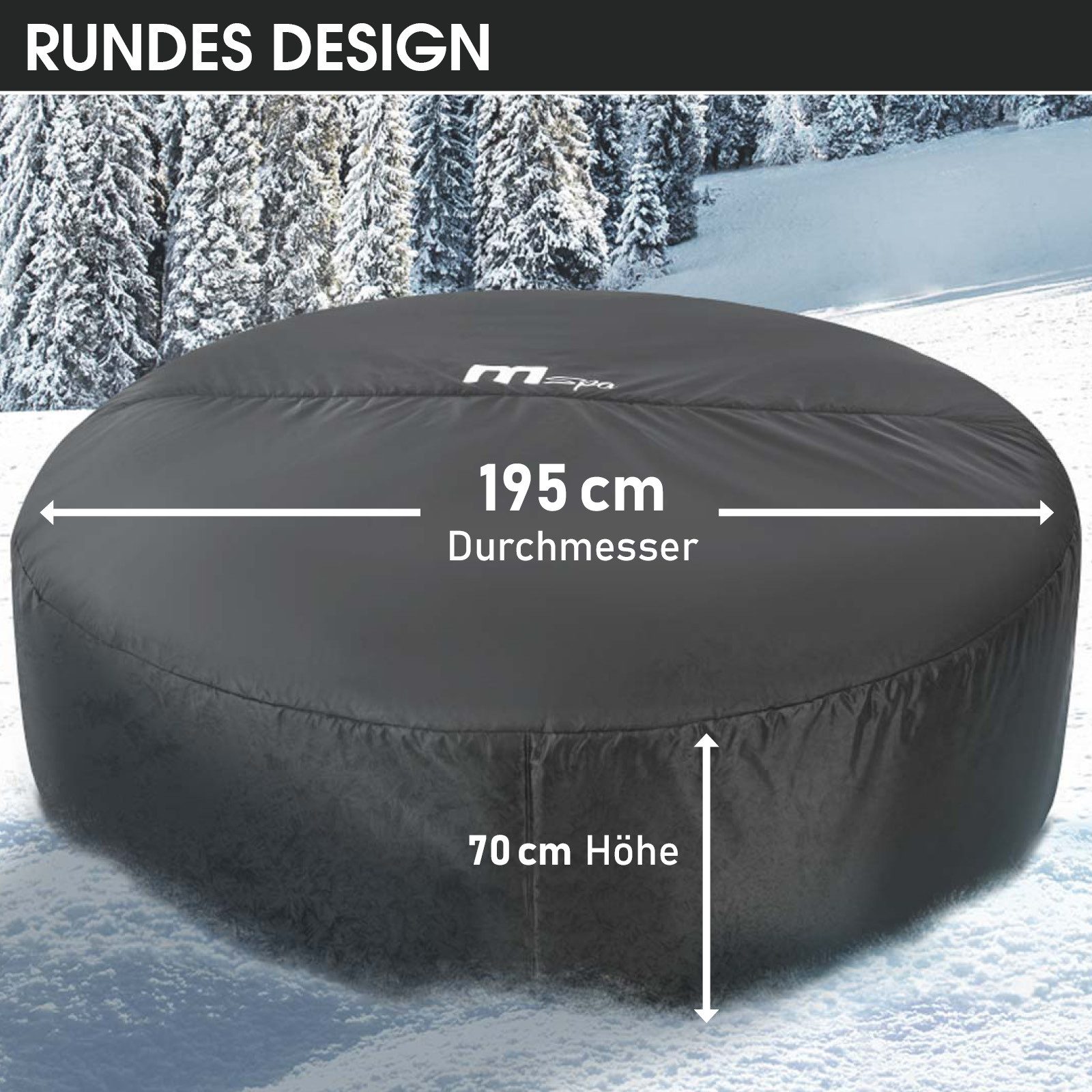 BRAST Whirlpool MSpa Thermoabdeckung für Tekapo Bergen Aurora Starry Naval günstig online kaufen