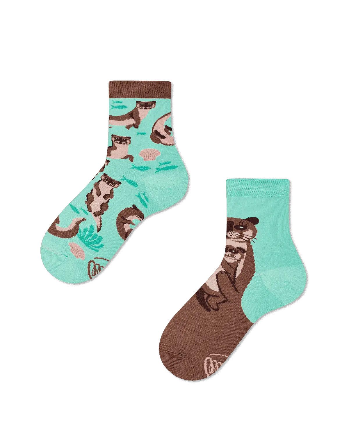 Many Mornings Freizeitsocken Many Mornings Kids Otter Stories (1 Paar, 1-Paar, 1 Paar) immer ein dismatching Paar