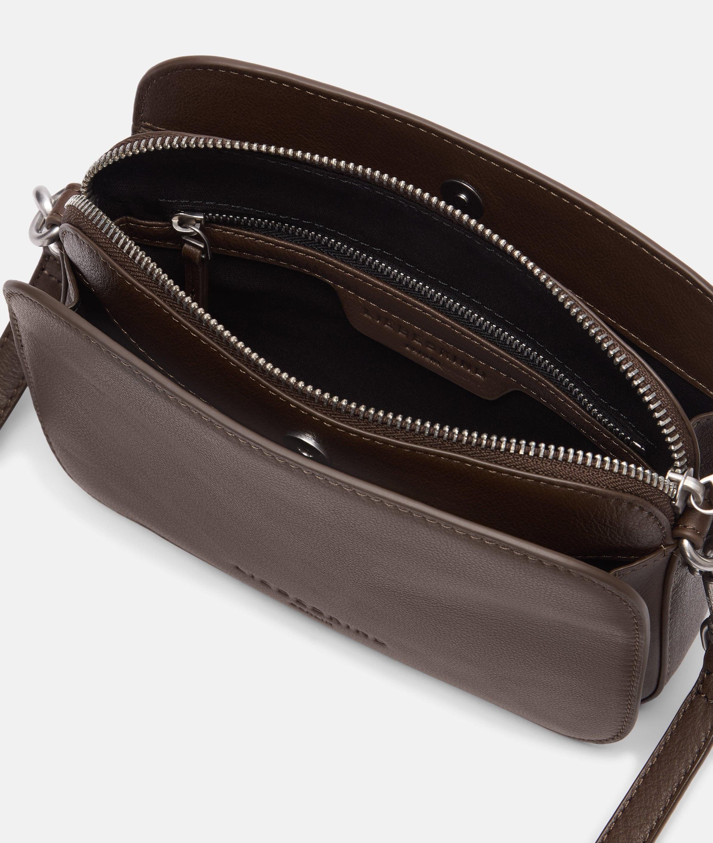 Liebeskind Berlin Umhängetasche Luka Crossbody S, Handliche Crossbody-Bag aus Rindsleder
