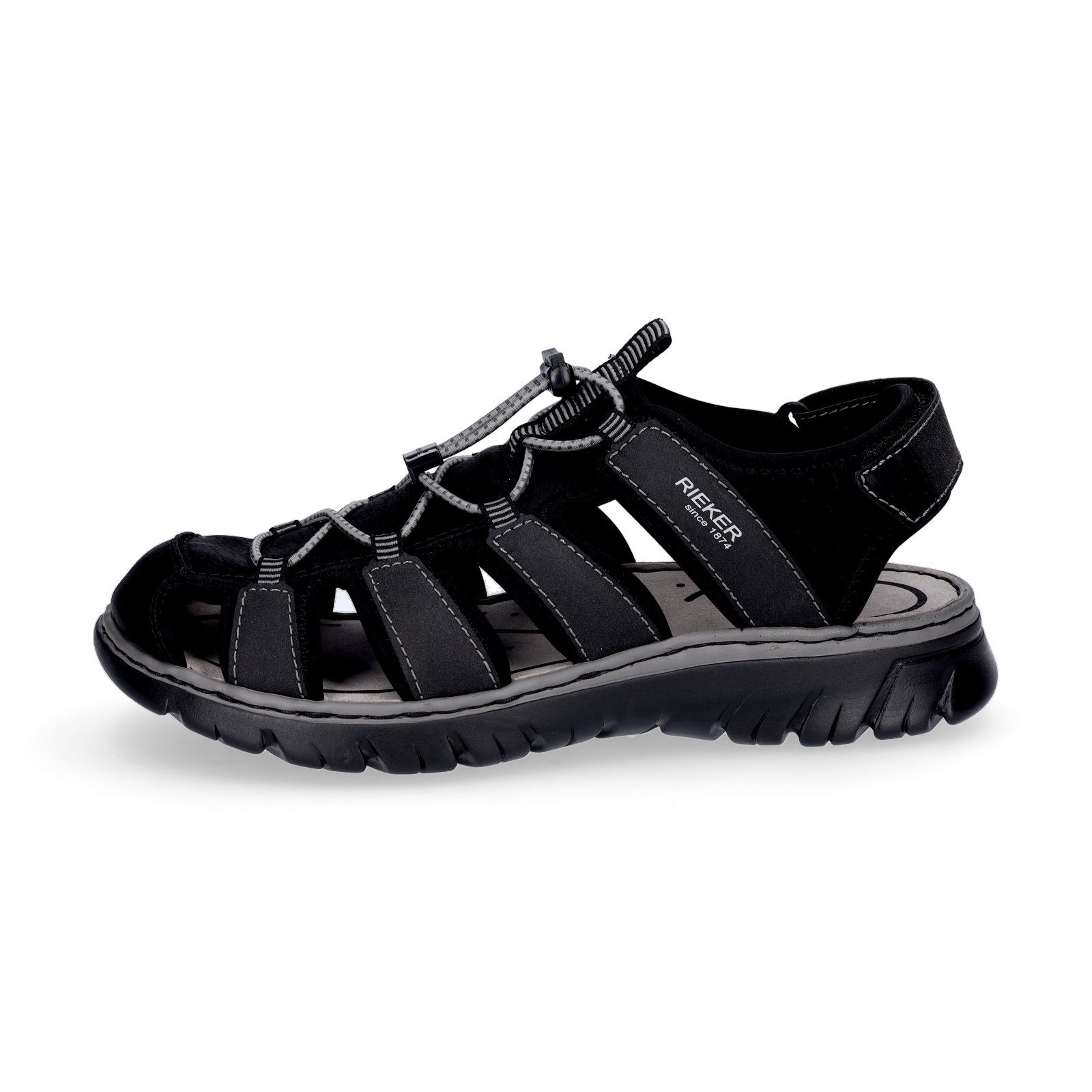 Rieker Rieker Herren Trekking Sandale schwarz Sandale günstig online kaufen