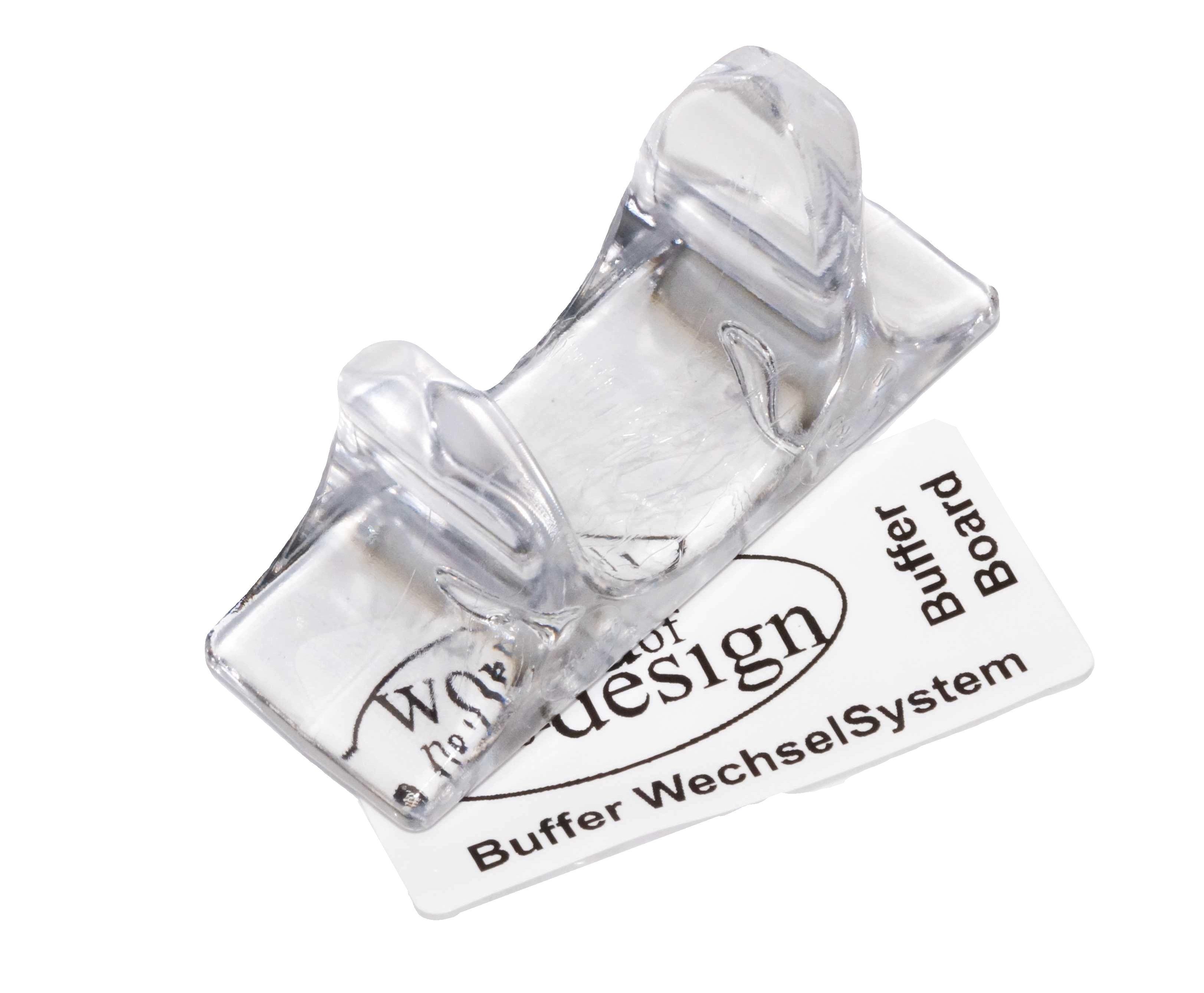 World of Nails-Design Sandblatt-Nagelfeile Buffer, Schleifblöcke, verschiedene Körnungen, Wechselsystem, 1-tlg., ergonomisch