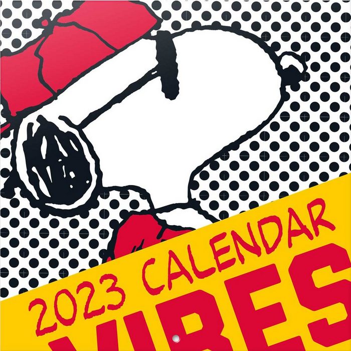 Grupo Erik Wandkalender Peanuts Snoopy Kalender 2023 Vibes