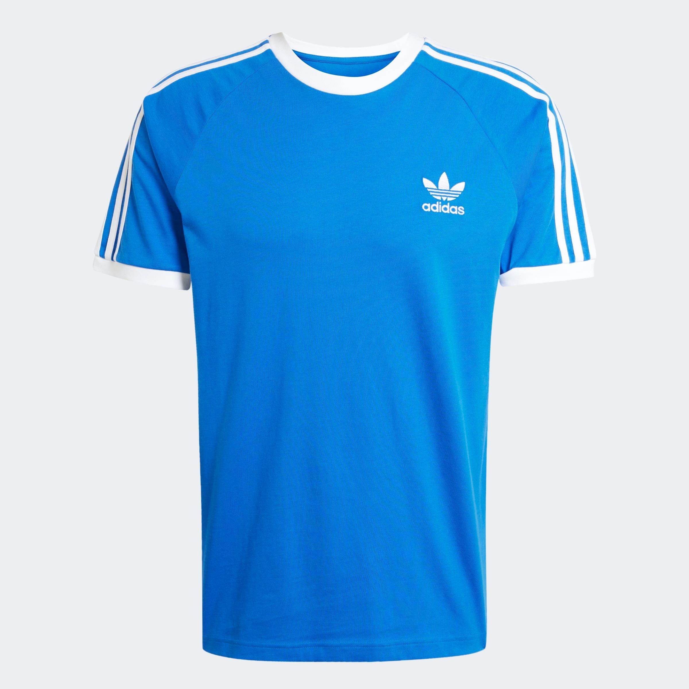 adidas Originals T-Shirt 3-STRIPES TEE schmale Passform, Kurzarm, mit kontrastierendem Saum, aus Baumwolle
