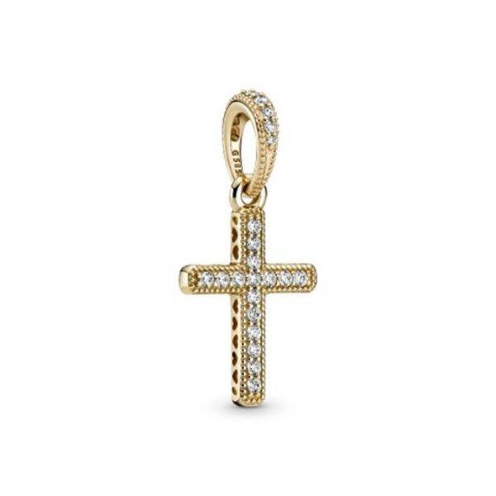 Pandora Kettenanhänger 359521C01, Anhänger Funkelndes Kreuz 14k Gold günstig online kaufen