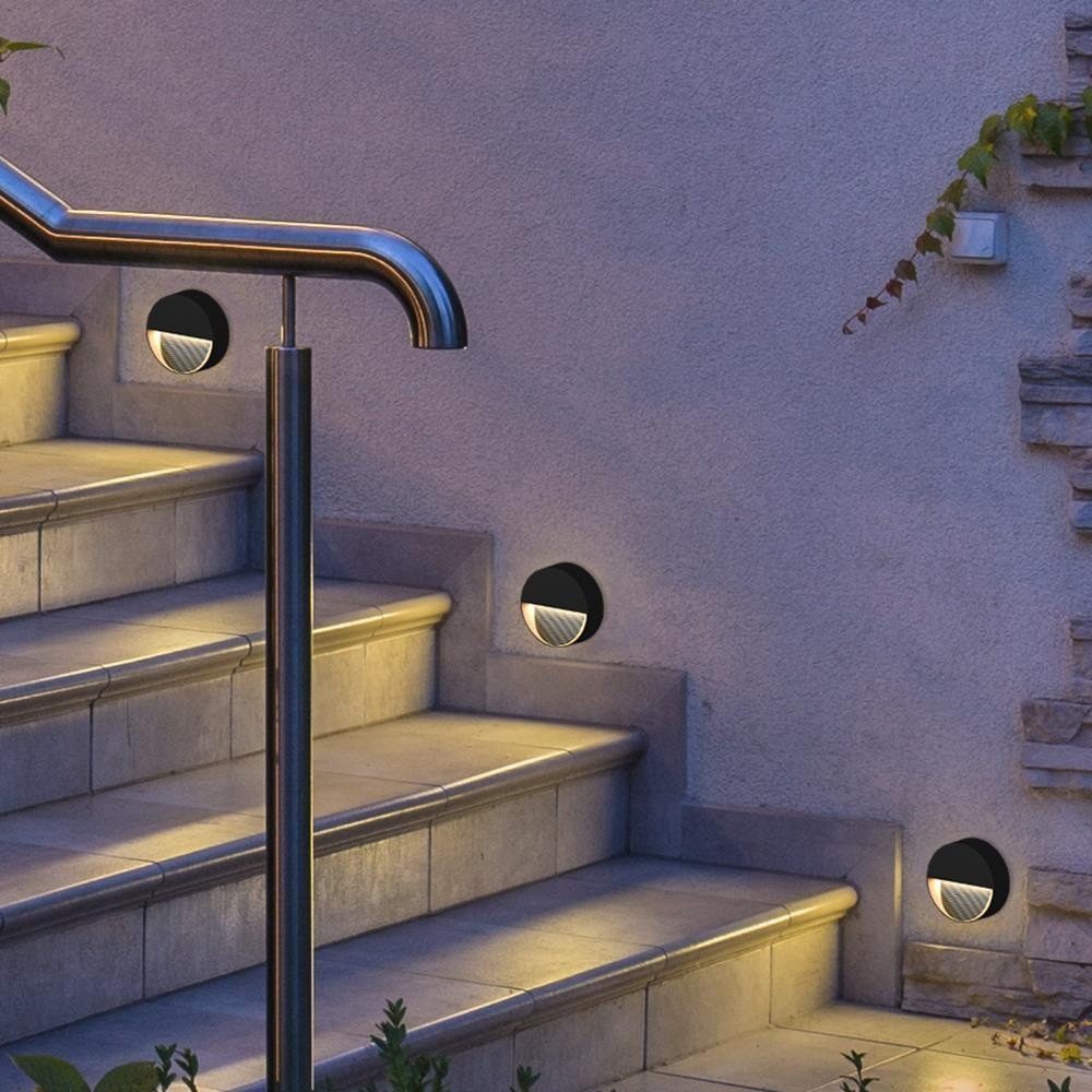 DOTLUX Smarte LED-Leuchte DOTLUX LED-Wandleuchte GUIDEround 5W 3000K