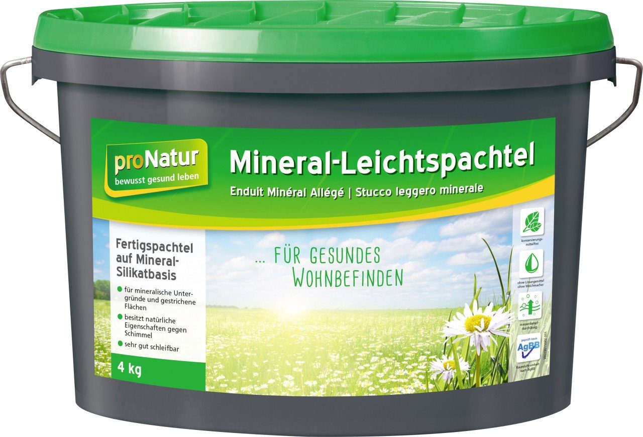 Pronatur Spachtelmasse proNatur Mineral-Leichtspachtel 4 kg günstig online kaufen