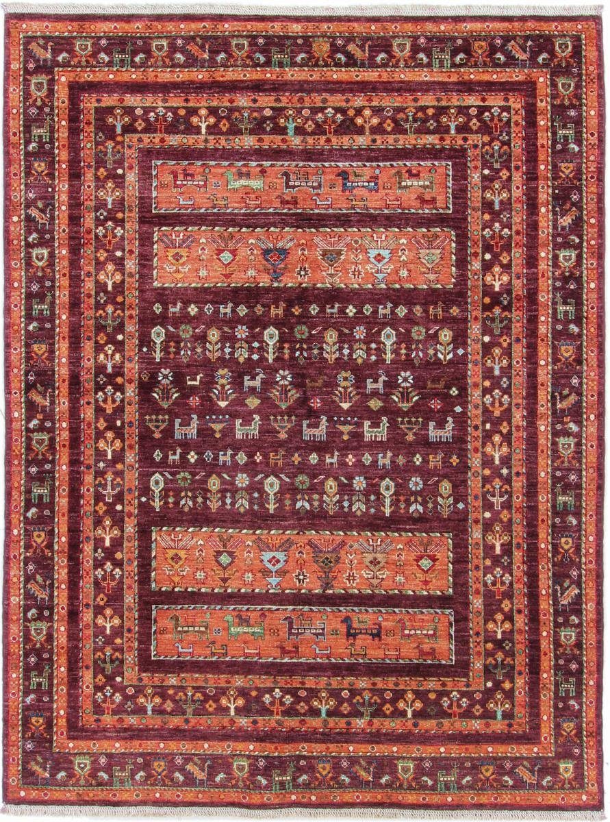 Orientteppich Arijana Shaal 149x200 Handgeknüpfter Orientteppich, Nain Trading, rechteckig, Höhe: 5 mm