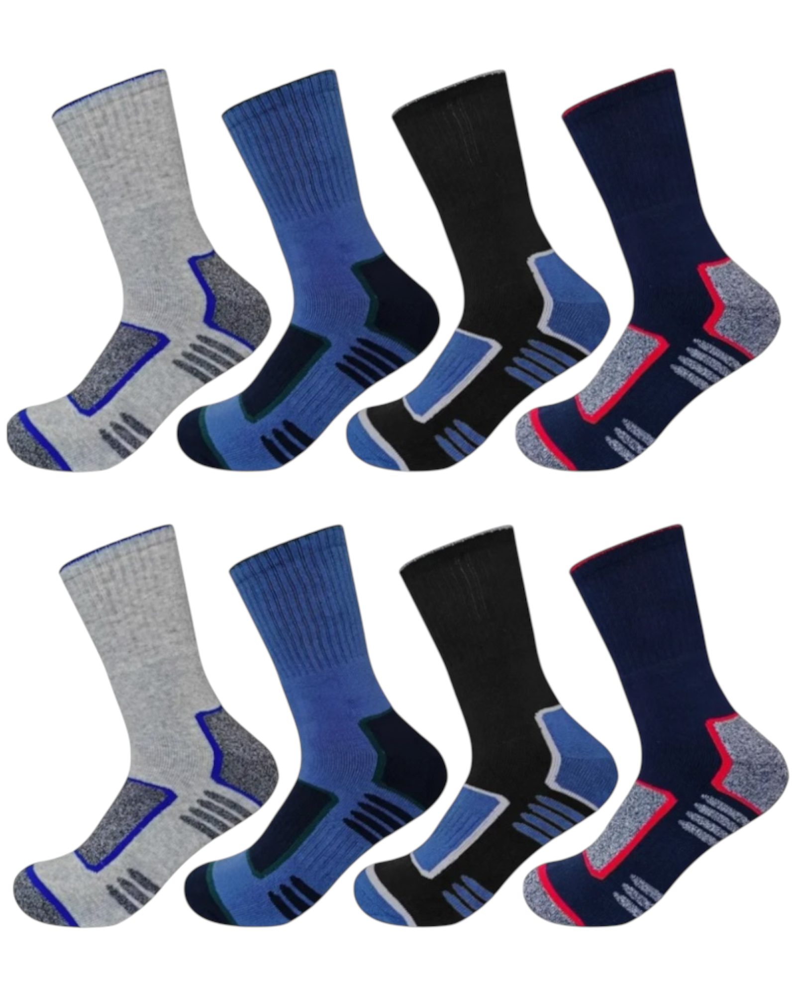 DDOnlineShop Thermosocken Herren & Damen – Warme Arbeitssocken & Wintersocken YS462 (Spar-Set, 6-Paar, 6er-Pack) Premium Qualität