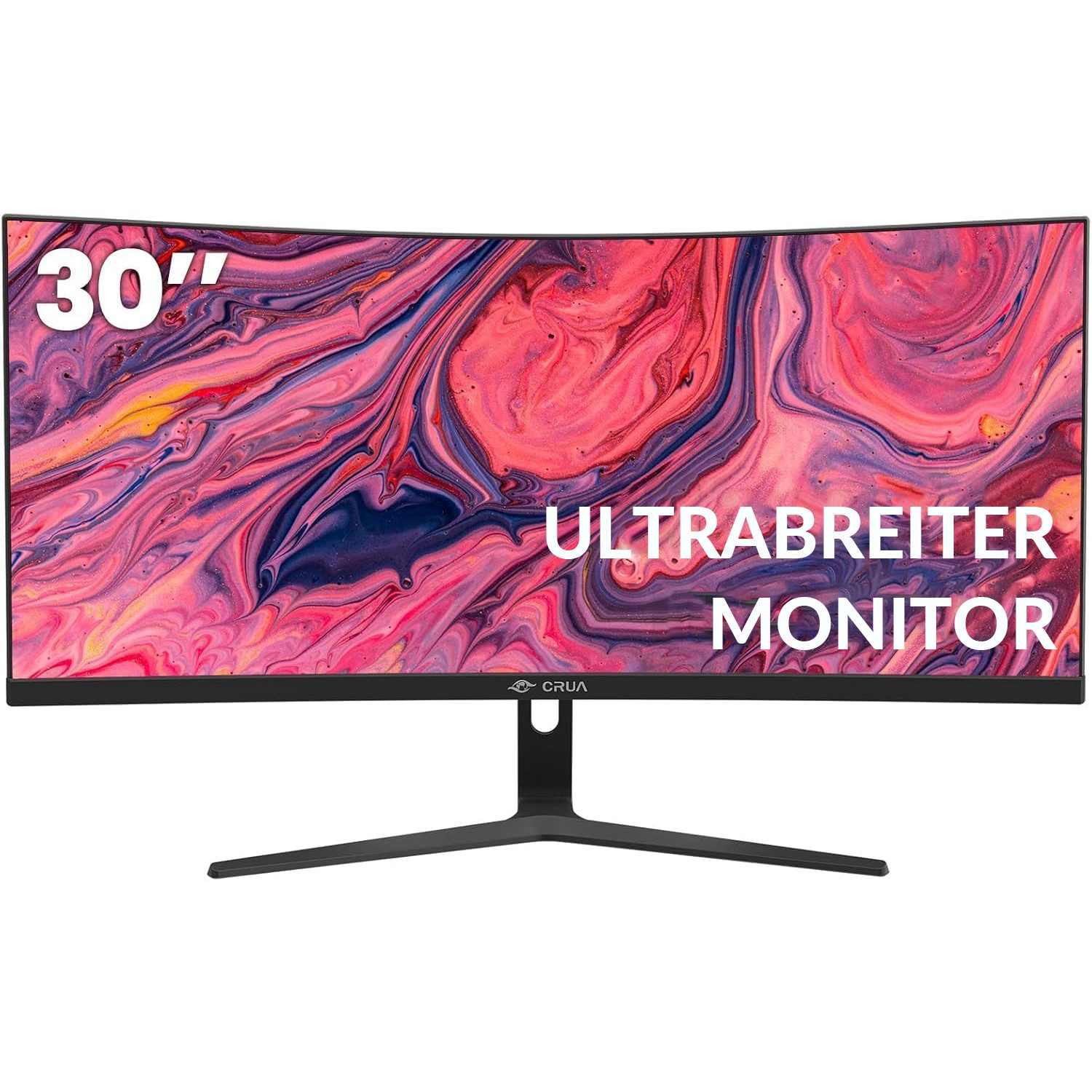 CRUA 30 Zoll Ultrawide Curved Monitor Gaming-Monitor