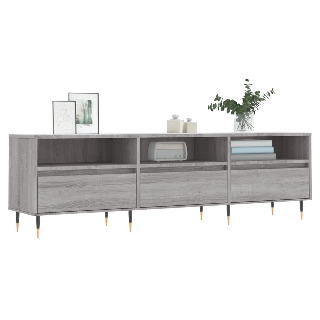 vidaXL TV-Schrank TV-Schrank Grau Sonoma 150x30x44,5 günstig online kaufen