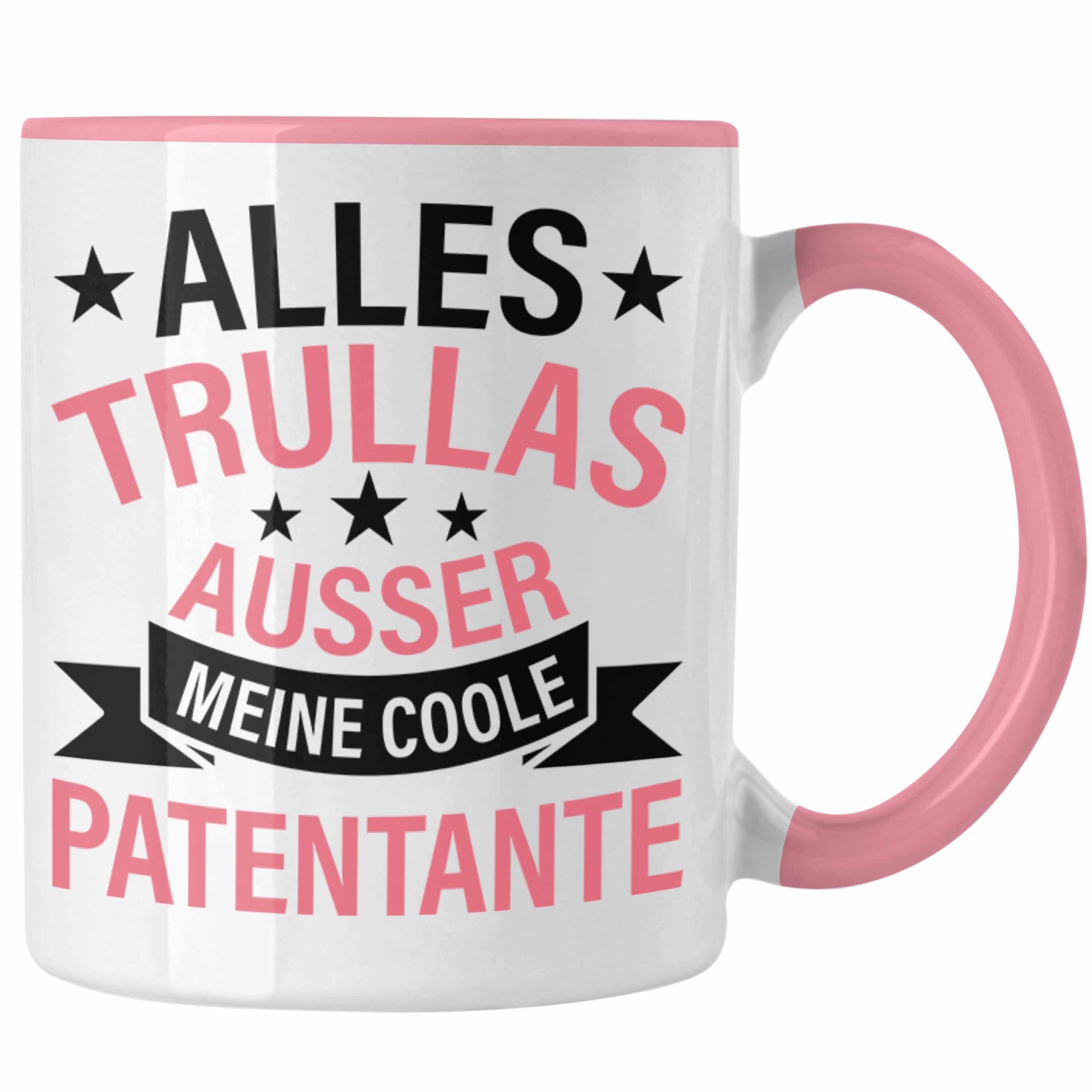 Trendation Tasse Trendation - Patentante Tasse Geschenk Lustig Alles Trullas Geschenkidee Geburtstag Rosa