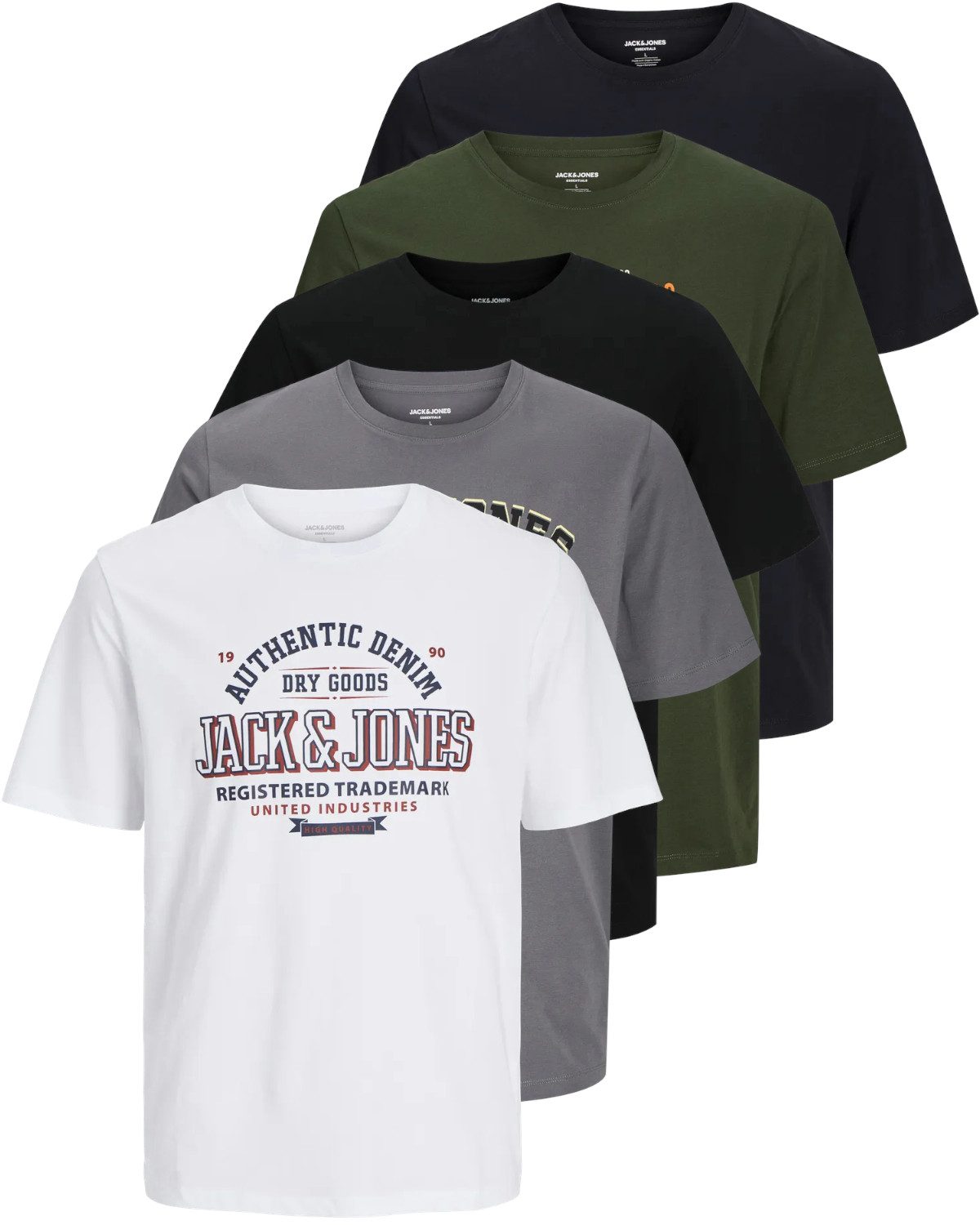 Jack & Jones PlusSize Print-Shirt Weites günstig online kaufen