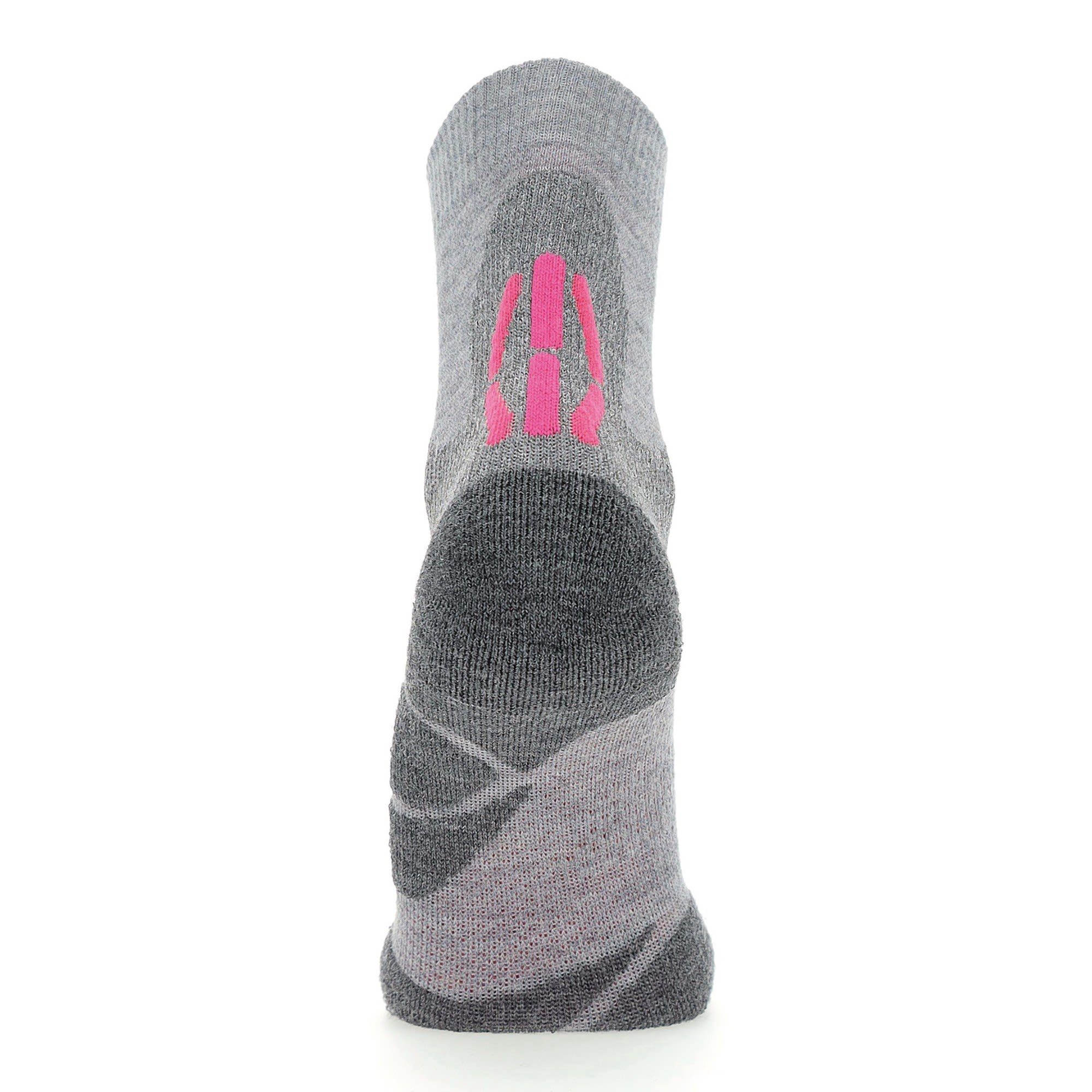 UYN Thermosocken Socks Trekking Pink Light Damen Grey Uyn - Merino W 2in