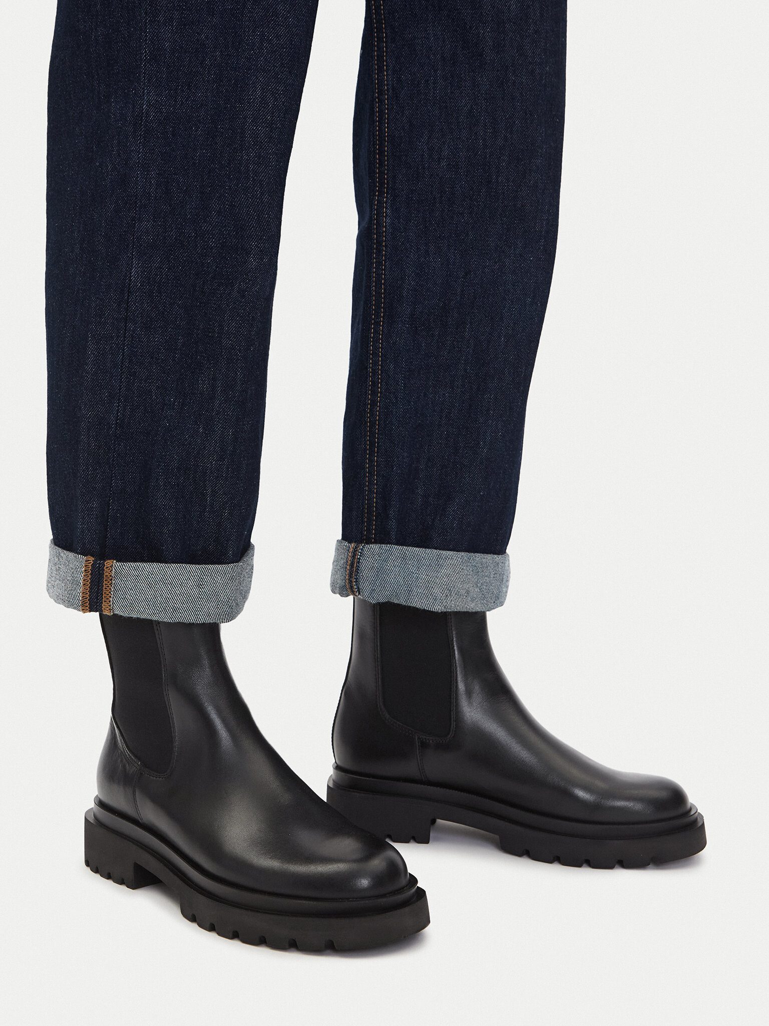 GINO ROSSI Gino Rossi Damen Chelsea Stiefel Schwarz 26034PE Chelseaboots