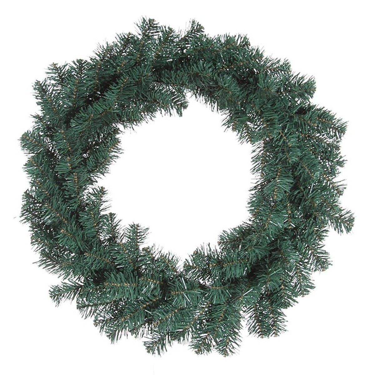 artplants Adventskranz Künstlicher Kranz Tanne AURELIANA, grün, Ø60cm