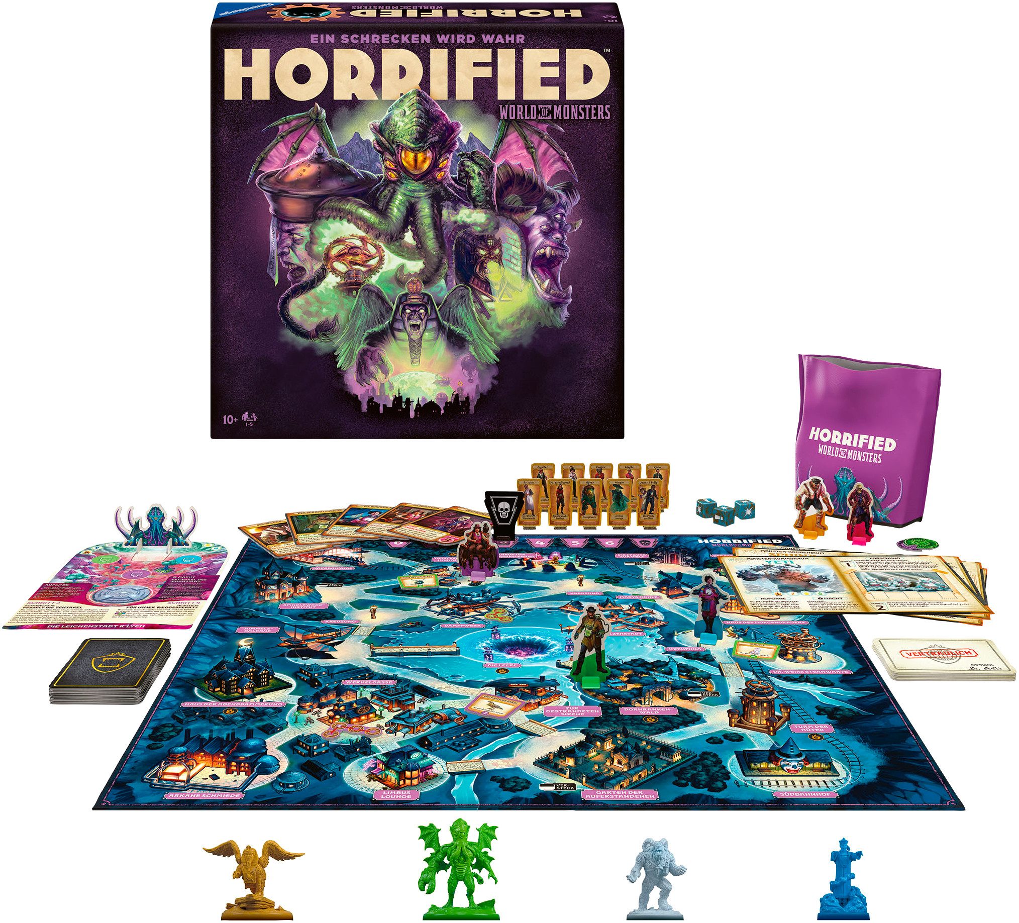 Ravensburger Spiel Horrified World of Monsters, Familienspiel