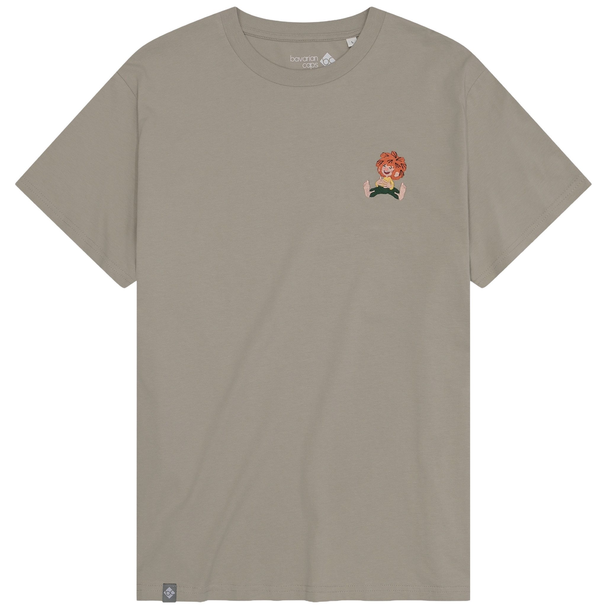 T-Shirt Bavarian Caps T-Shirt "Pumuckl lacht" - sand