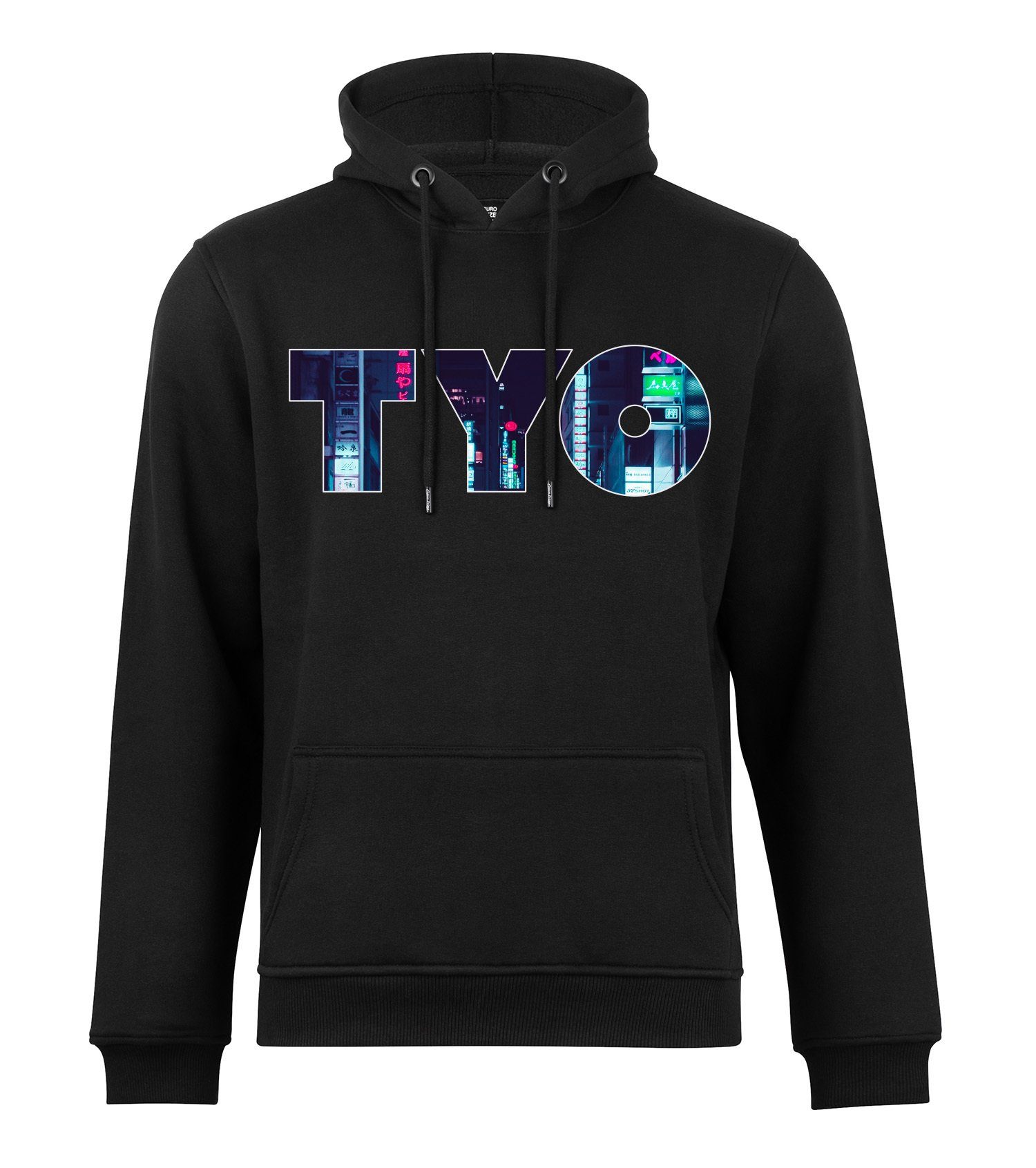 Cotton Prime® Hoodie Skyline Tokio - Weltenbummler Kollektion mit weichem Innenfleece